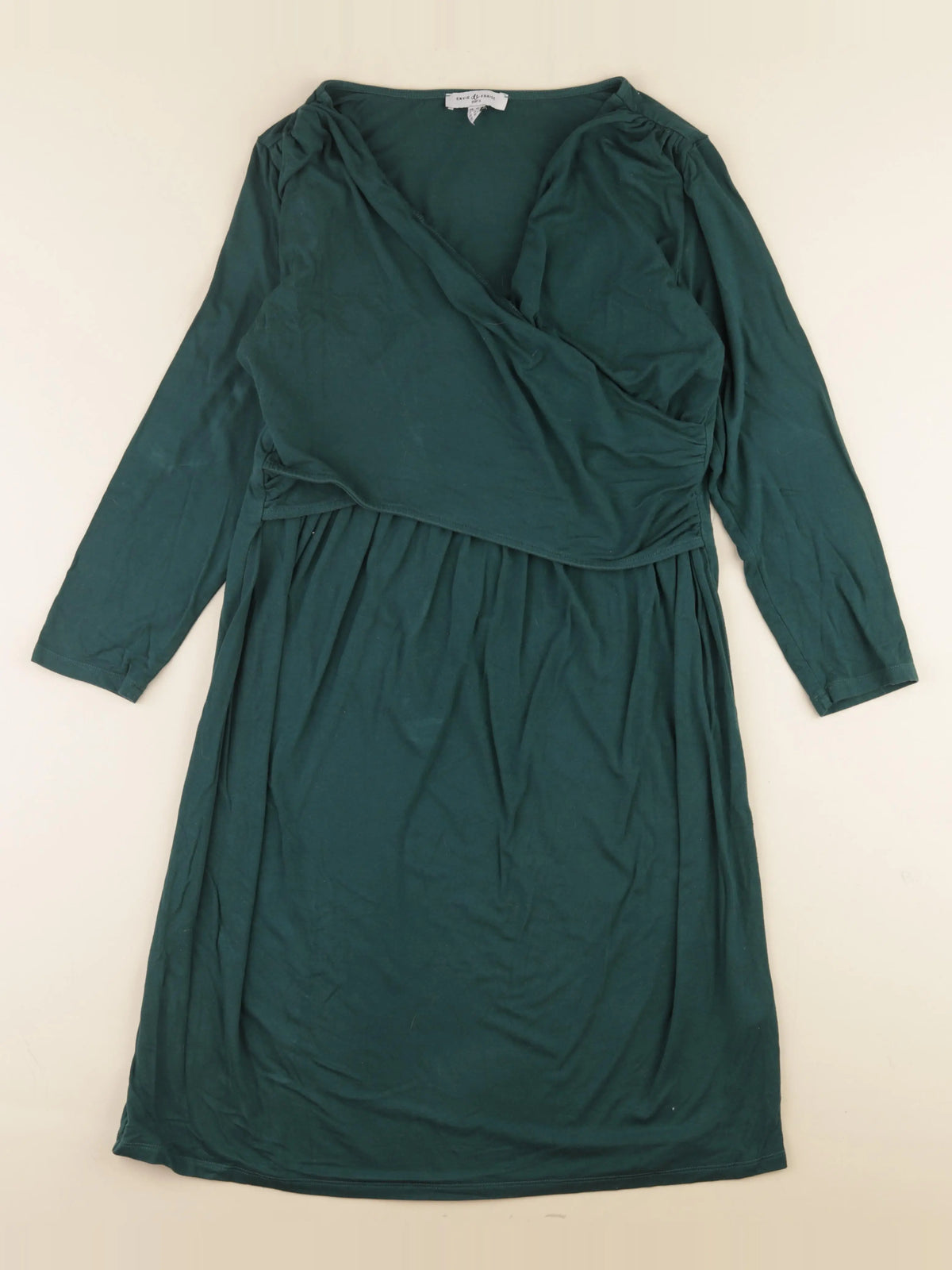 Envie de fraise - robe allaitement vert - 42 à 44