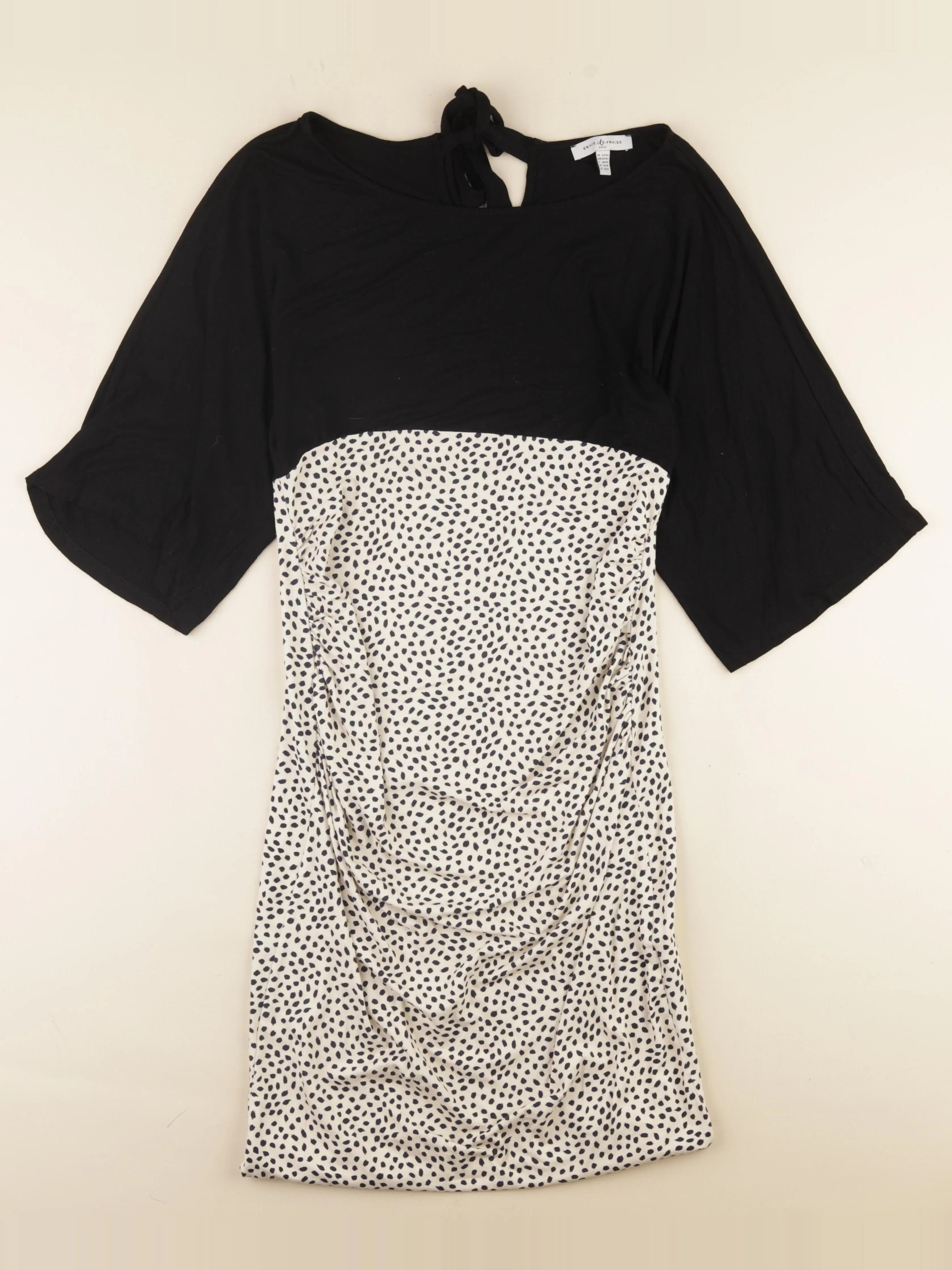 Envie de fraise - robe grossesse noir, beige - 42 à 44