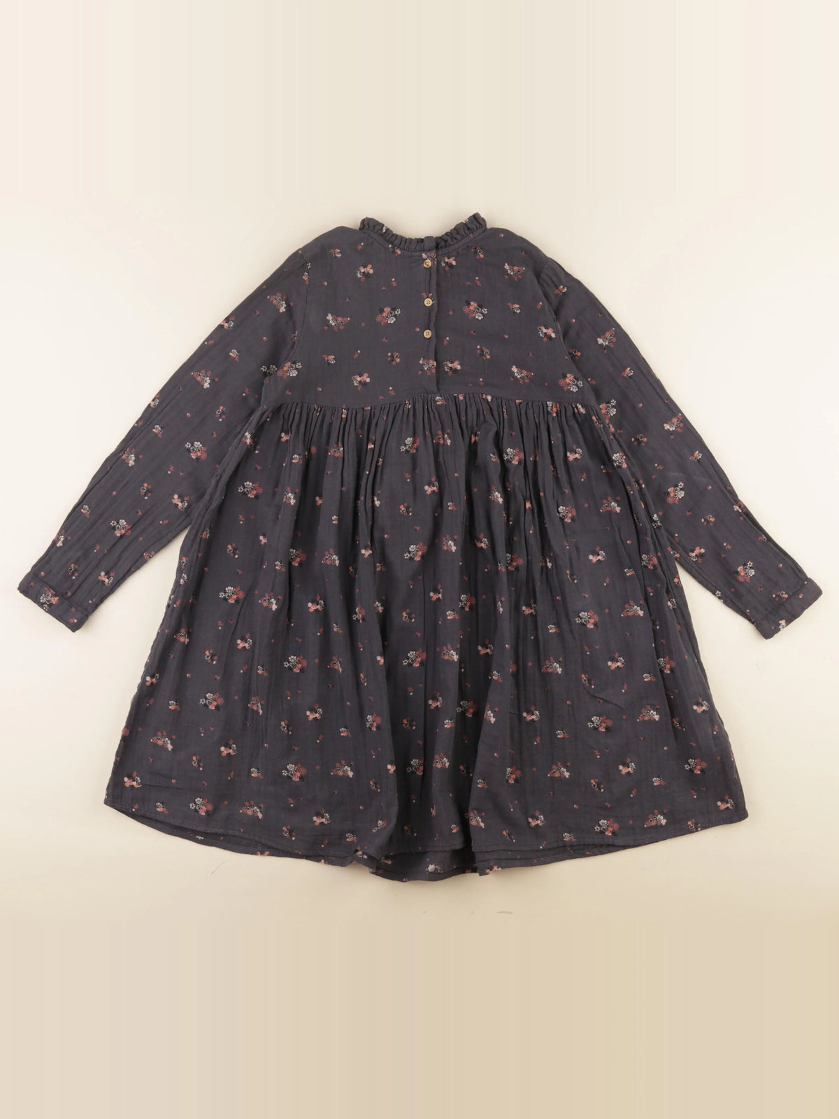 Vertbaudet - robe gris - 10 ans