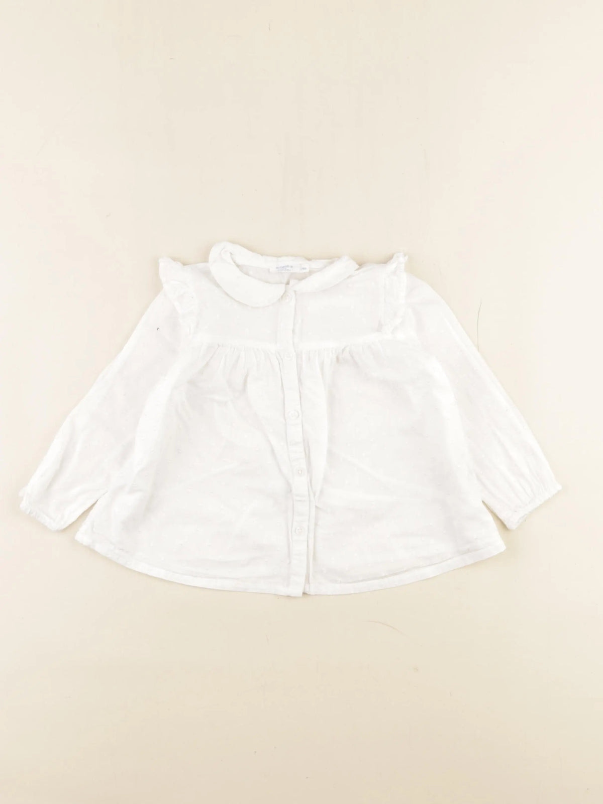 Boutchou - blouse blanc - 24 mois
