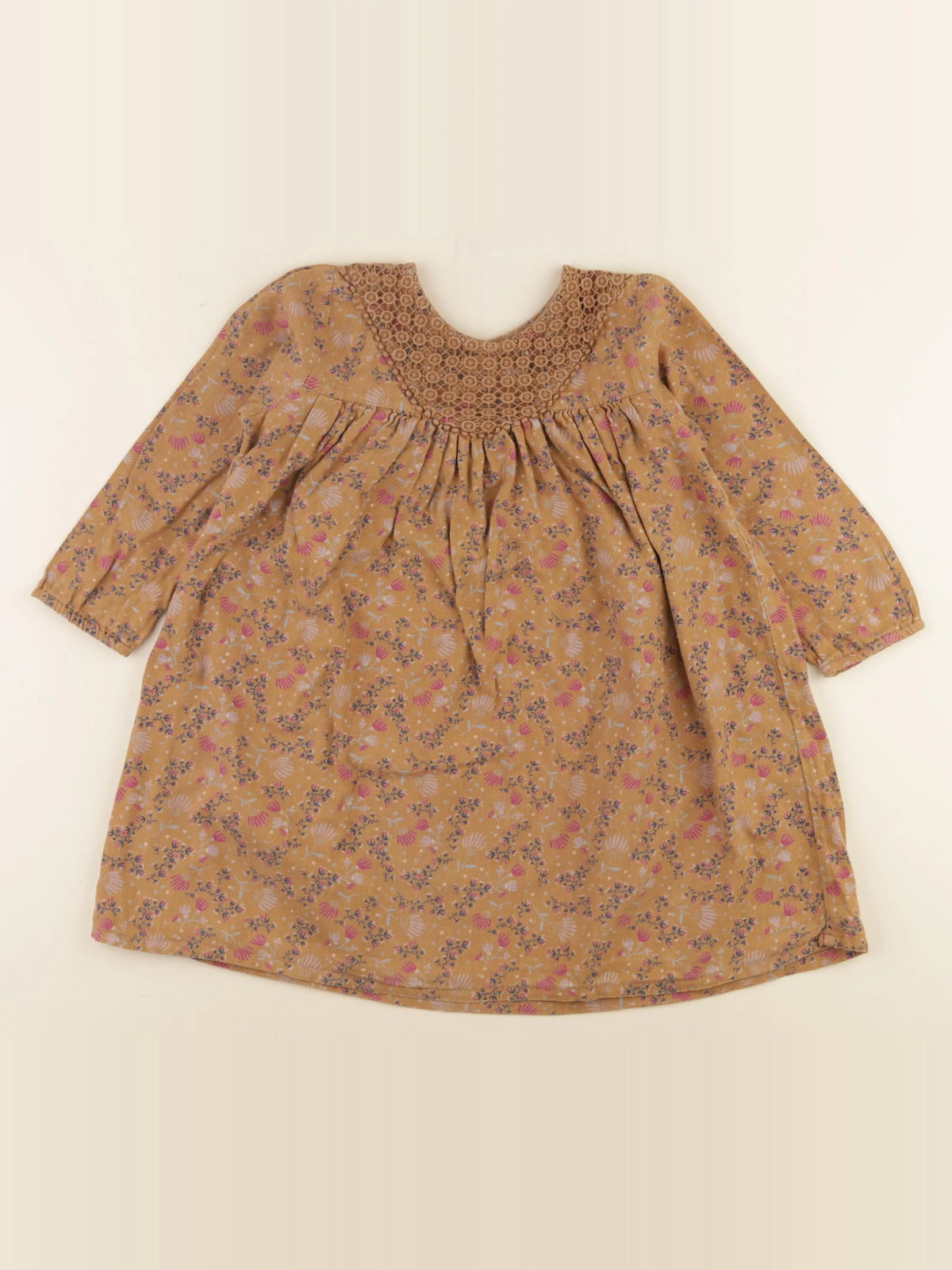 Boutchou - robe marron - 36 mois