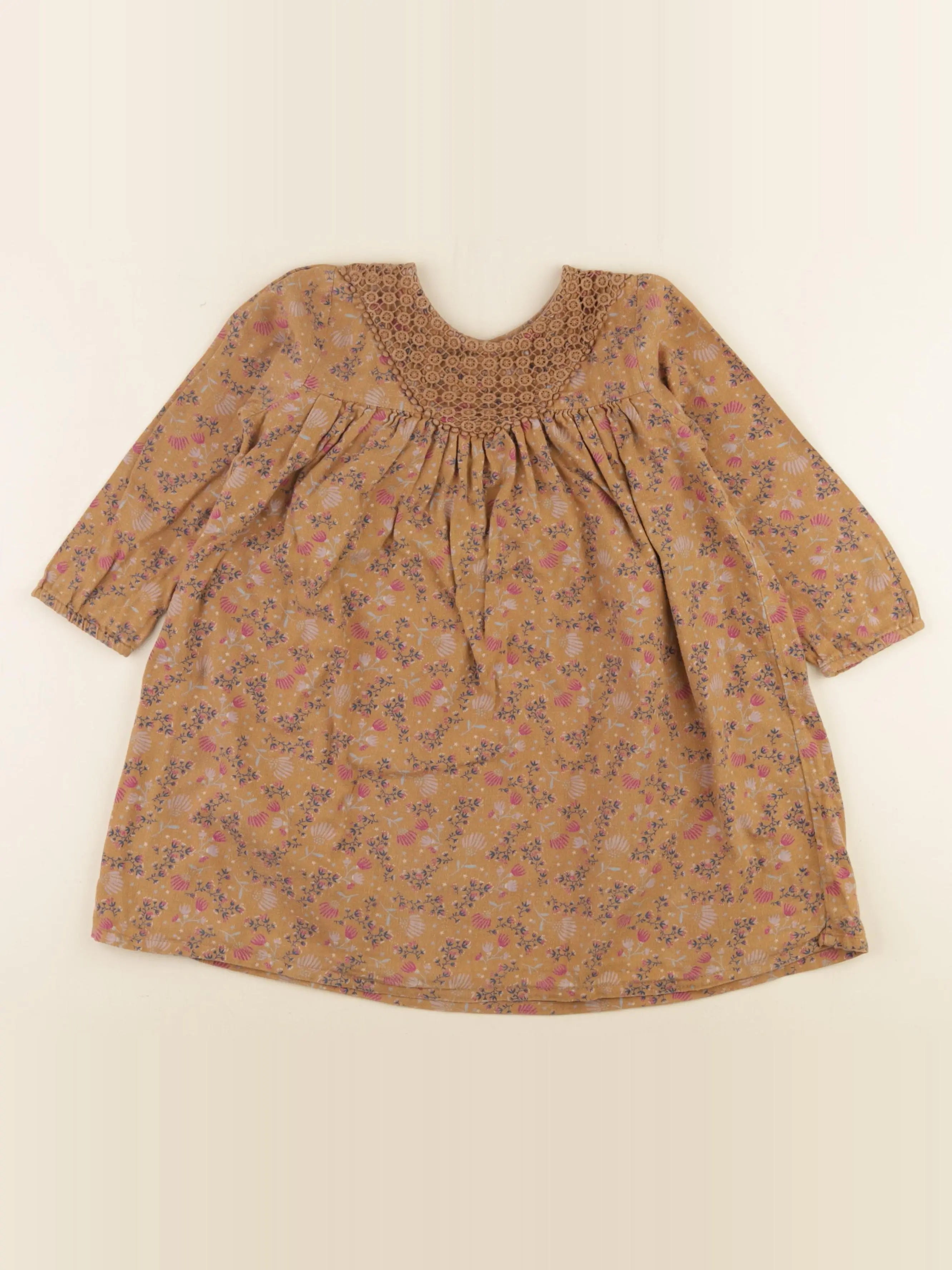 Boutchou - robe marron - 36 mois