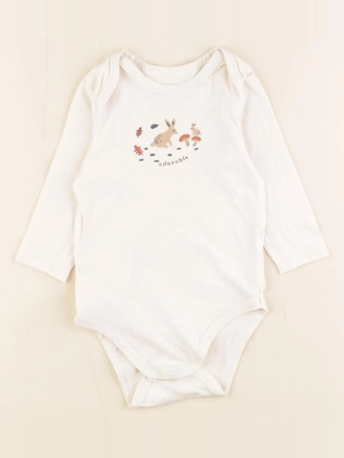 Tape à l'oeil - body beige - 12 mois