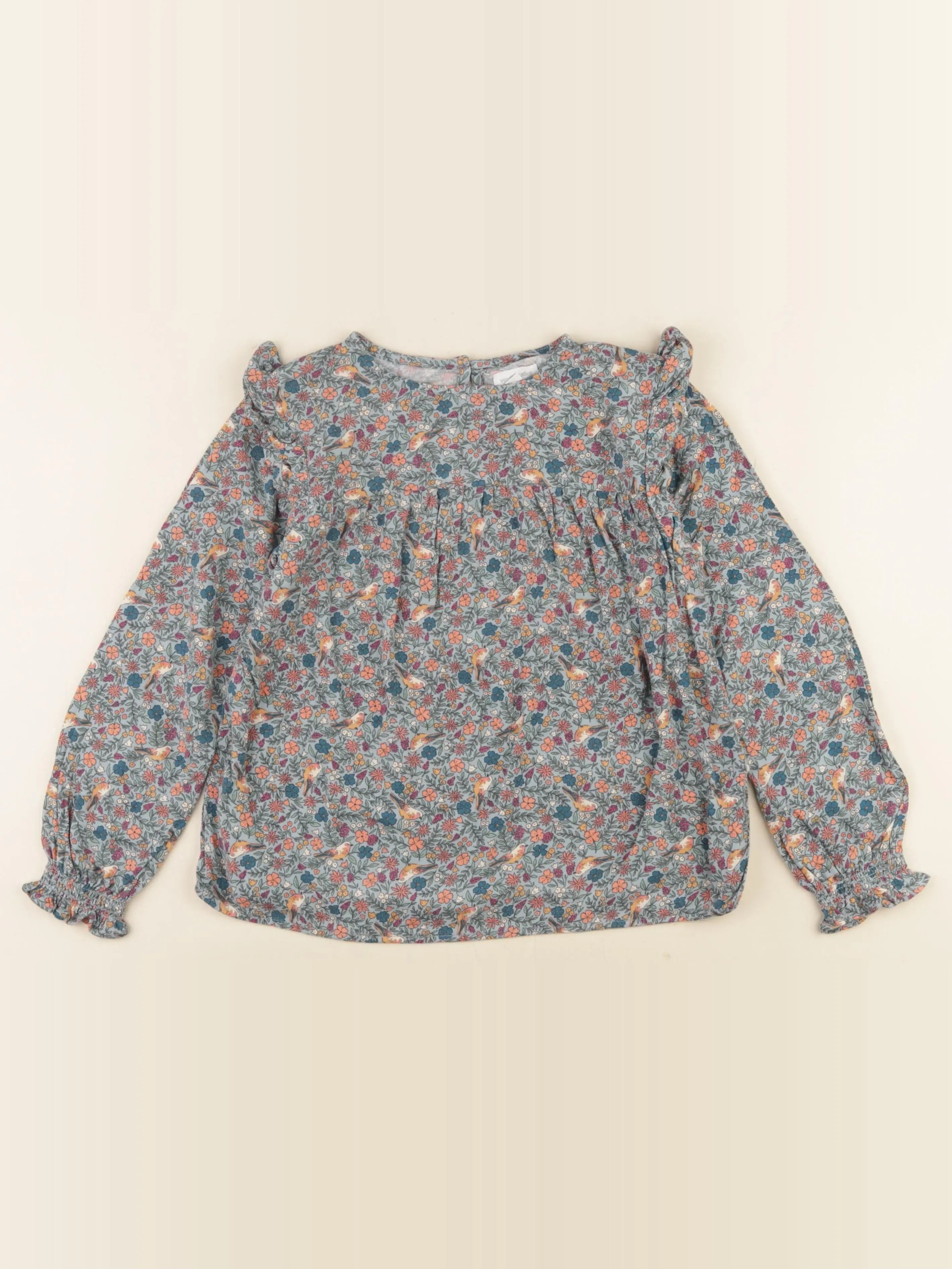 Vertbaudet - blouse vert - 8 ans
