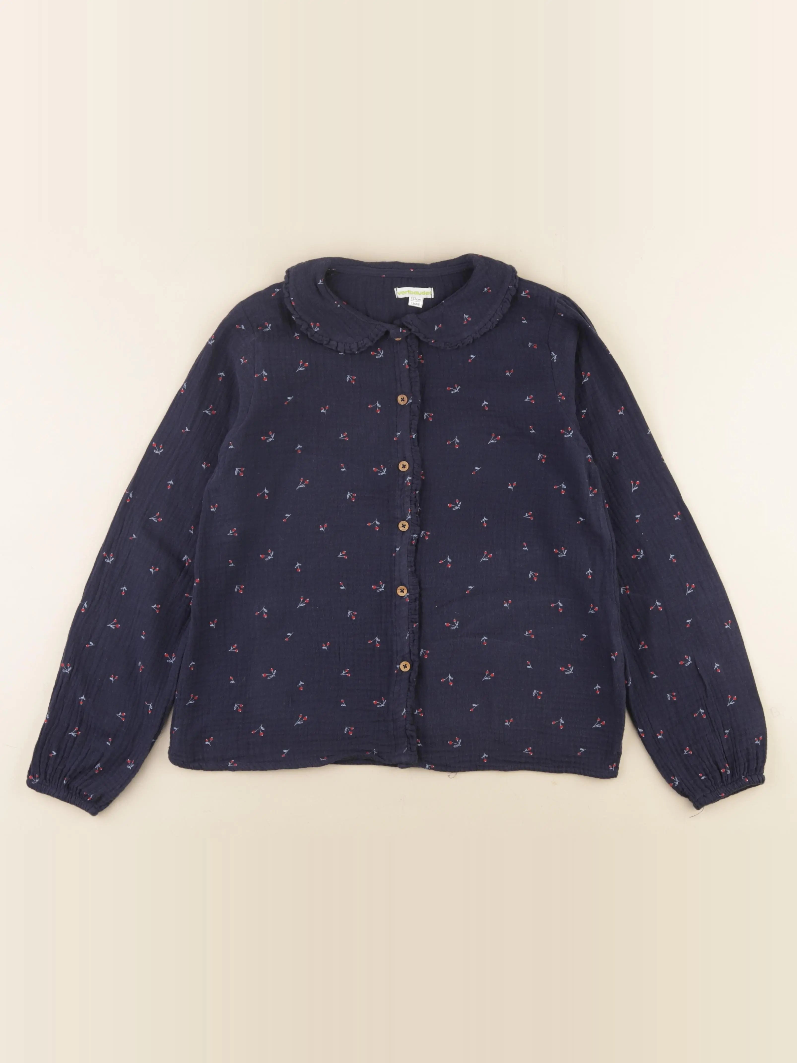 Vertbaudet - blouse bleu - 12 ans