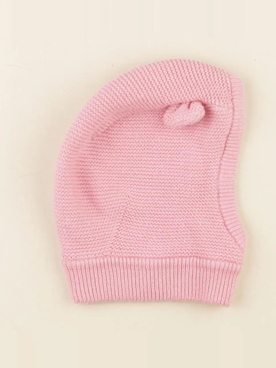 Petit Bateau - cagoule rose - 6/12 mois