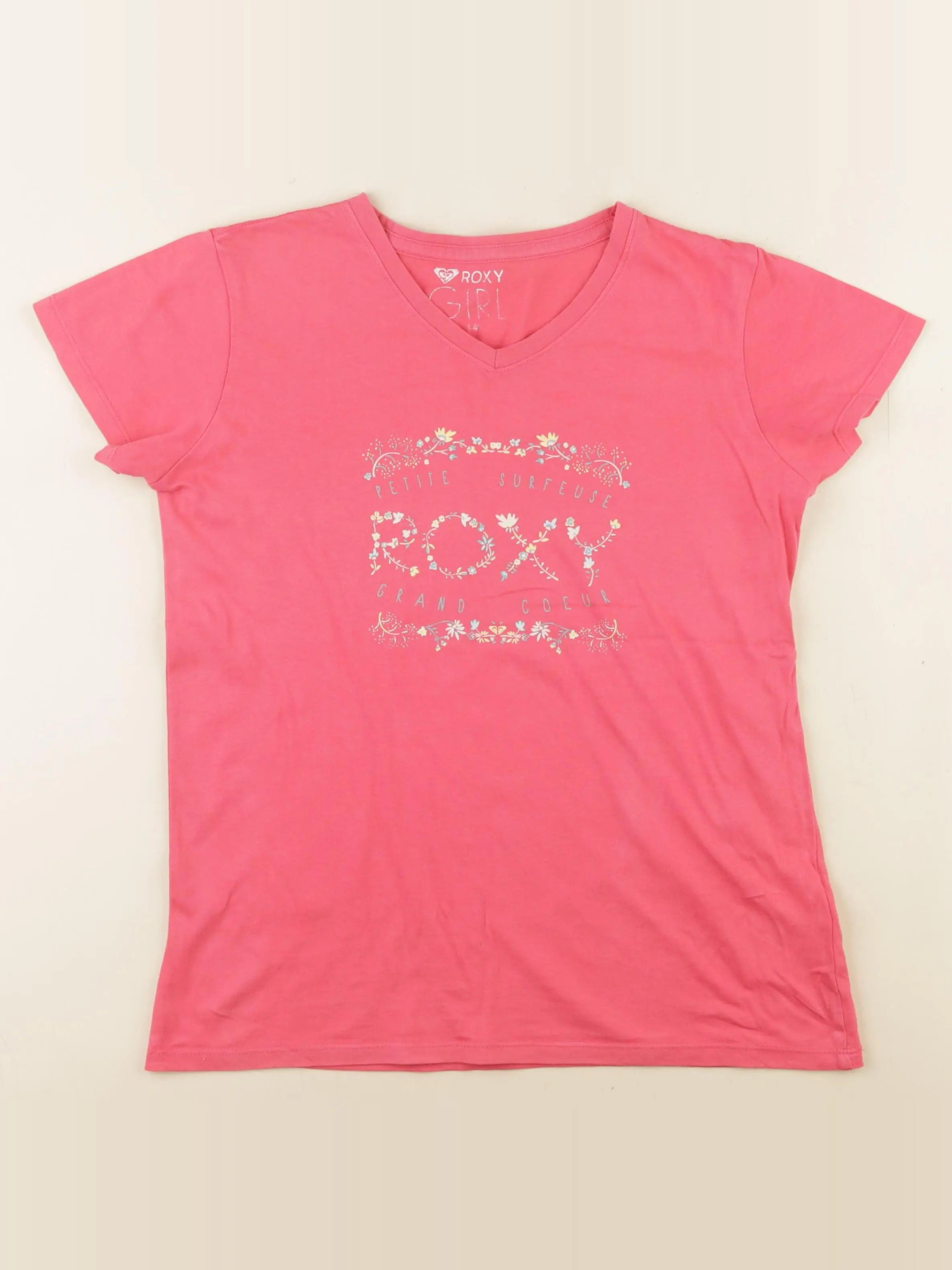 Roxy - tee-shirt rose - 14 ans