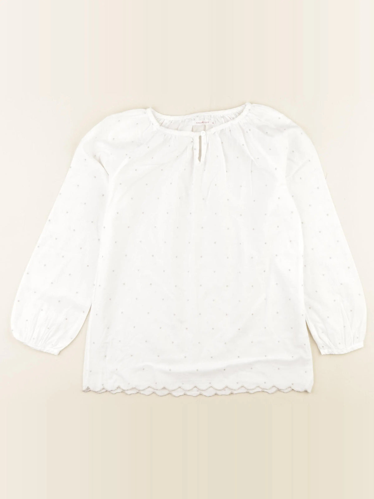 Monoprix - blouse blanc - 8 ans