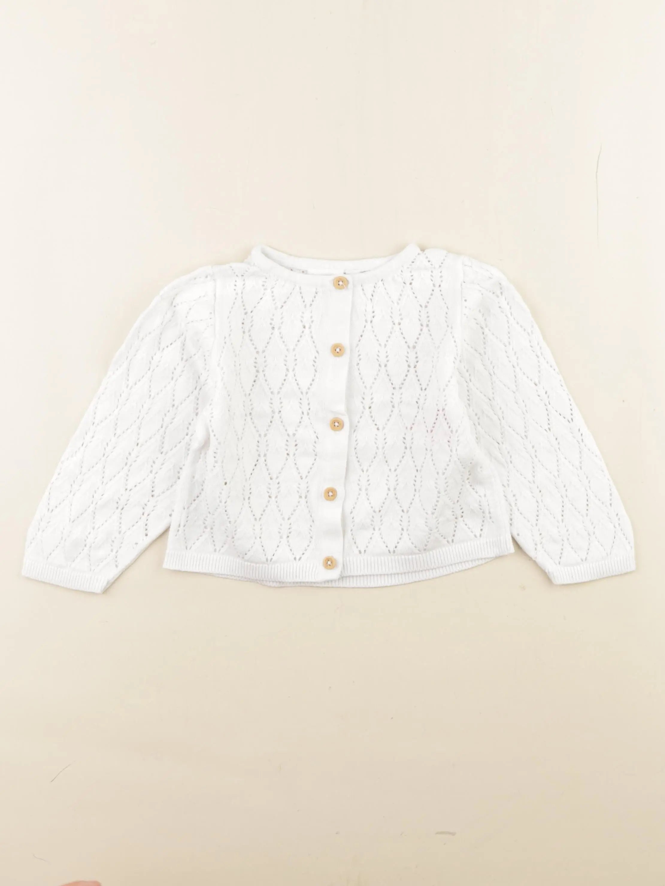 Name it - gilet blanc - 18/24 mois