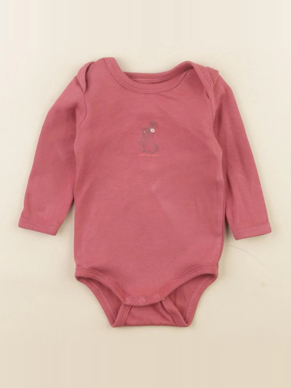 Vertbaudet - body rose - 6 mois