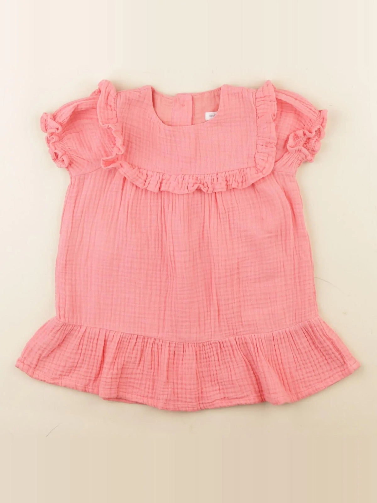 Vertbaudet - robe rose - 24 mois
