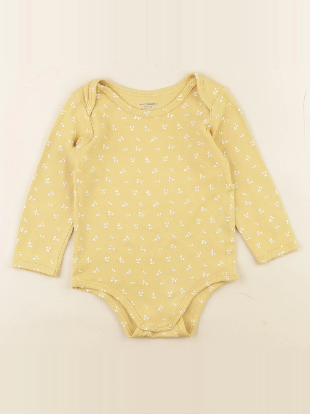 Vertbaudet - body jaune - 36 mois
