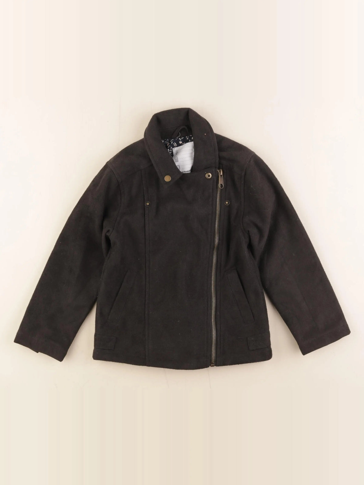 Vertbaudet - veste noir - 7 ans