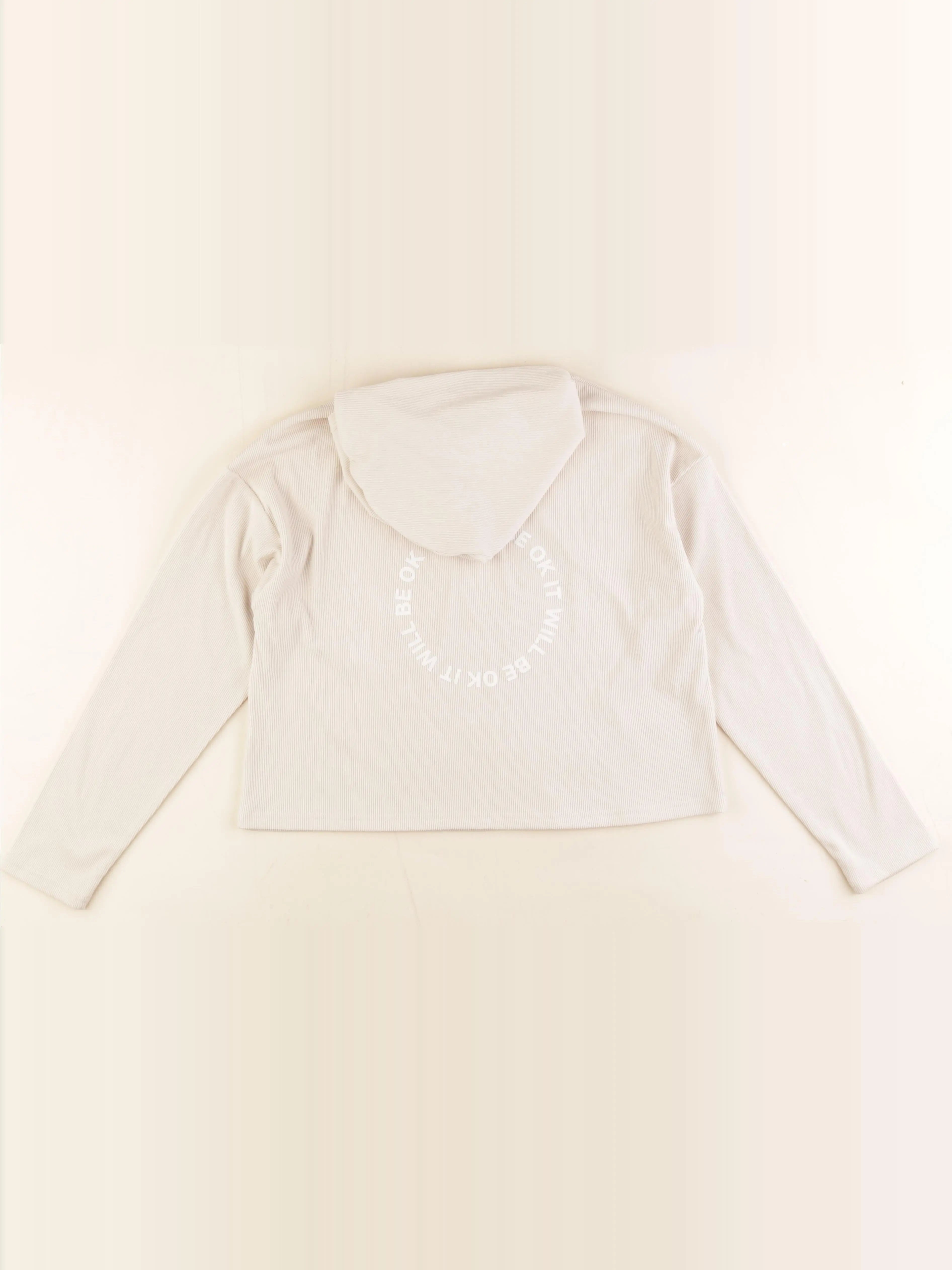 IKKS - pull imprimé au dos beige - 14 ans