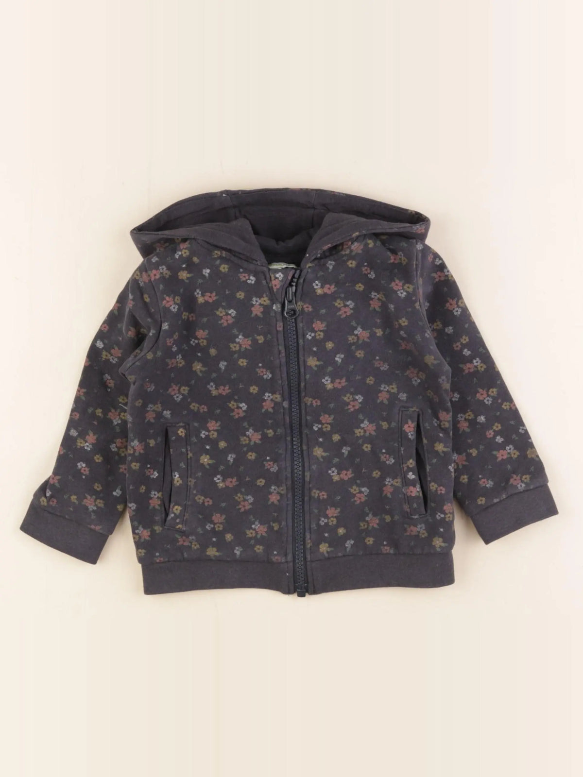 Vertbaudet - sweat bleu - 2 ans