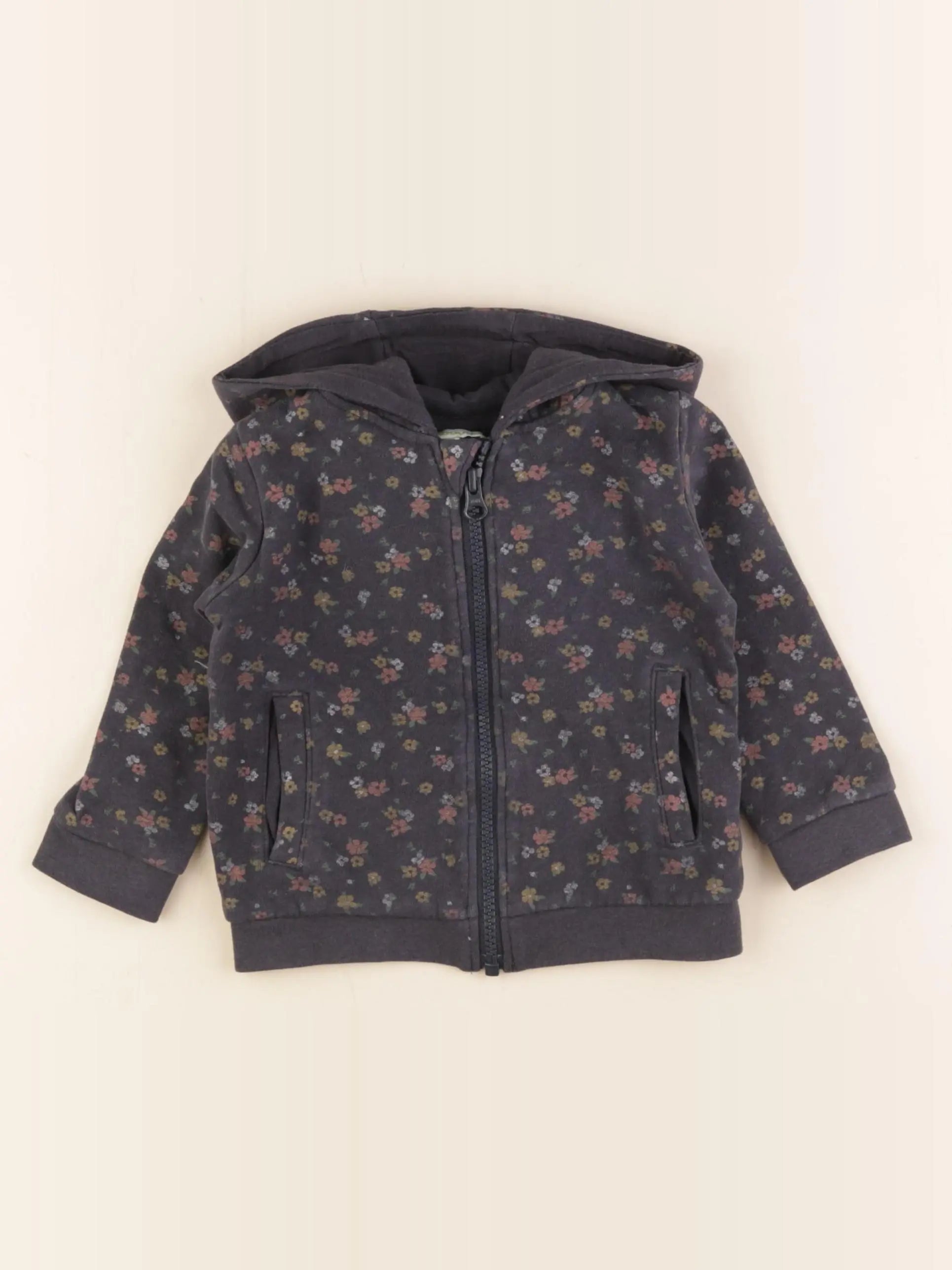 Vertbaudet - sweat bleu - 2 ans