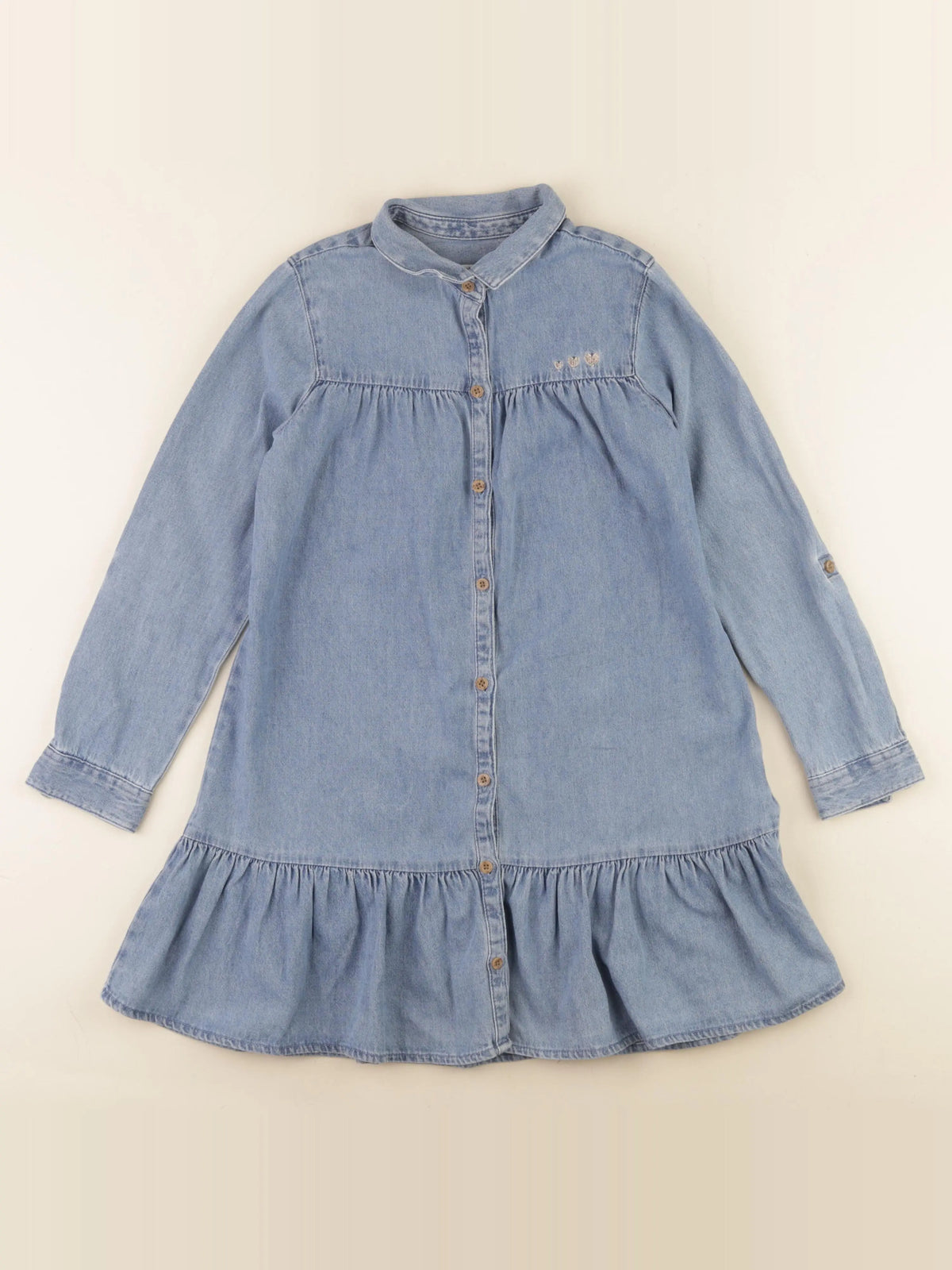 Vertbaudet - robe bleu - 8 ans