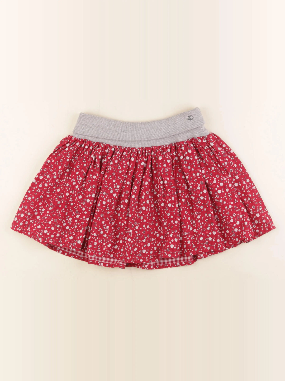 Petit Bateau - jupe rouge - 10 ans