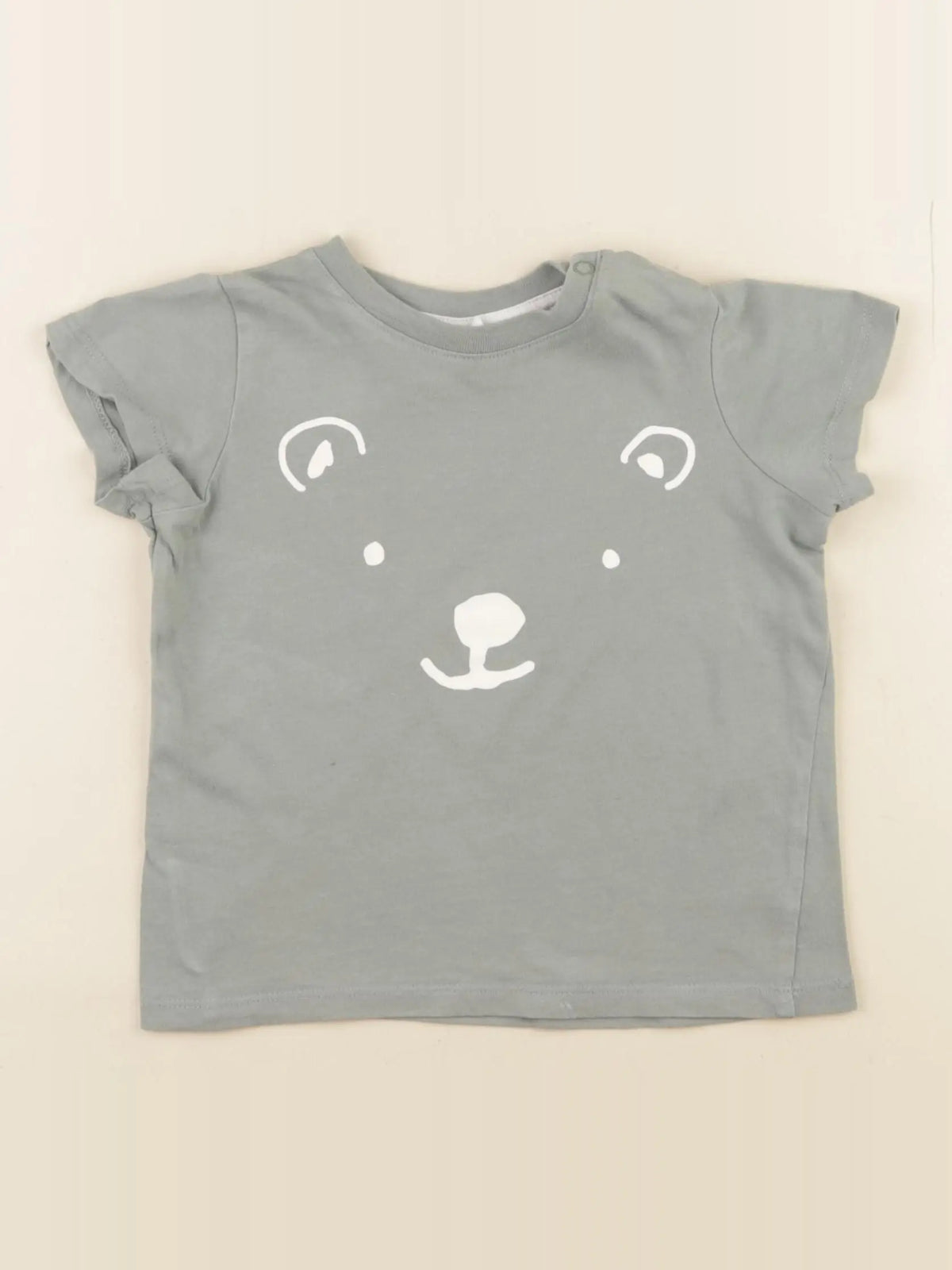 H&M - tee-shirt vert - 12 mois