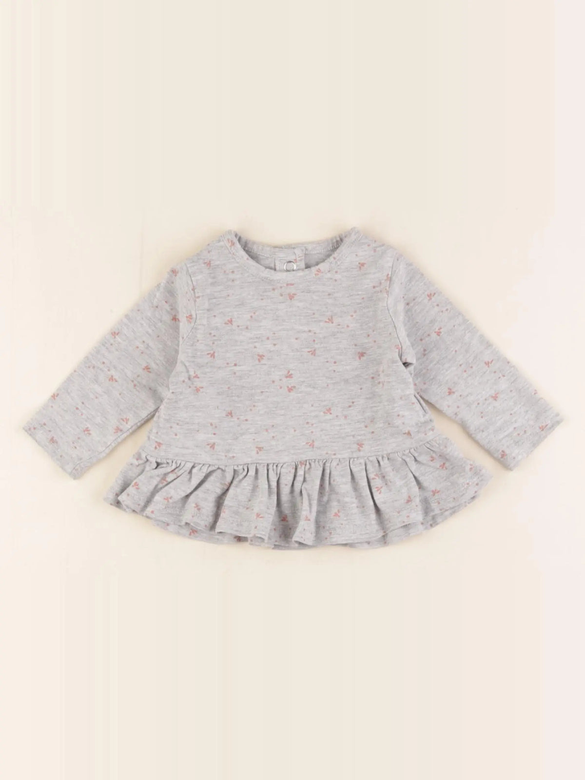 Vertbaudet - tee-shirt gris - 3 mois