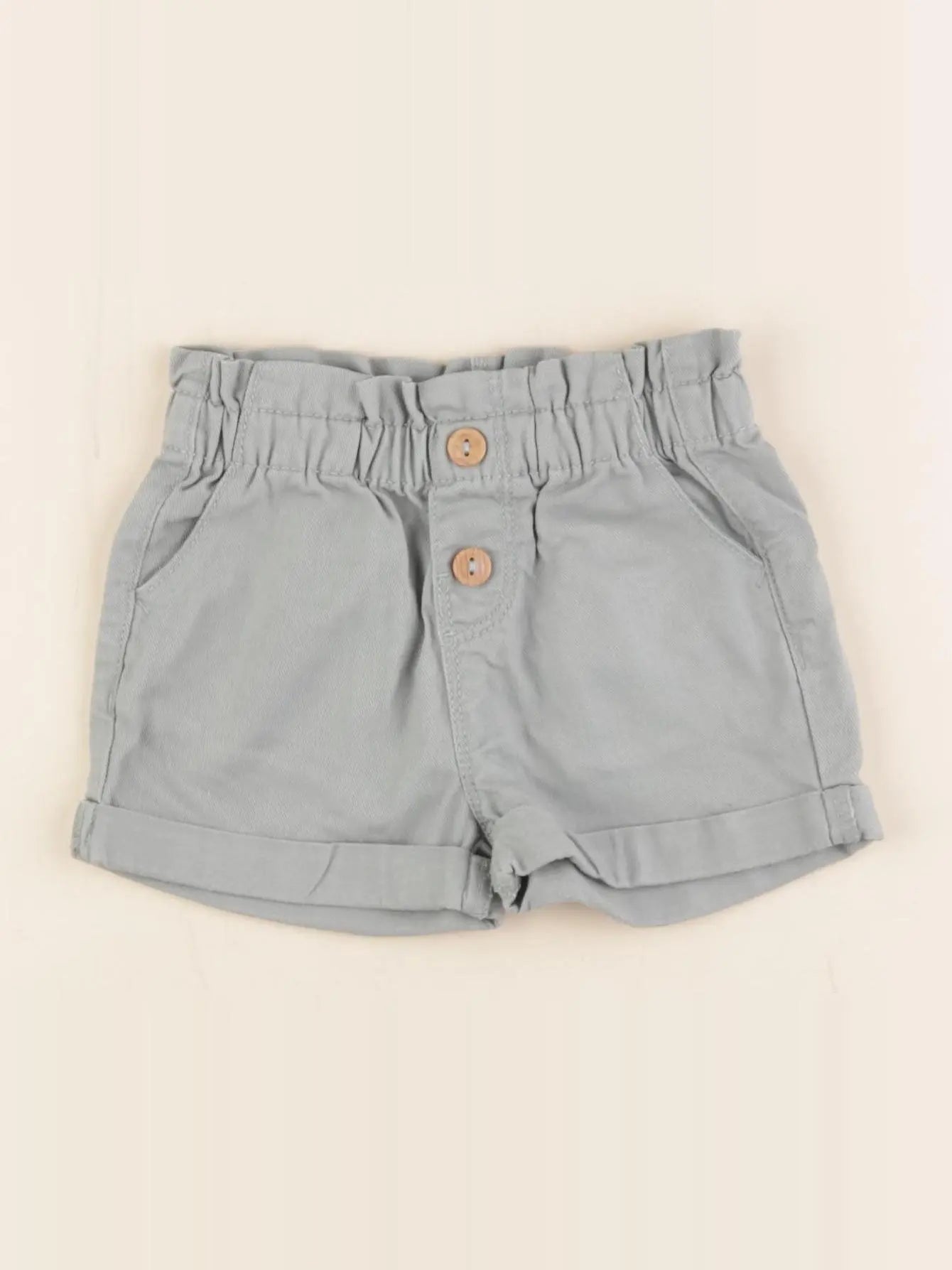 Vertbaudet - short vert - 12 mois