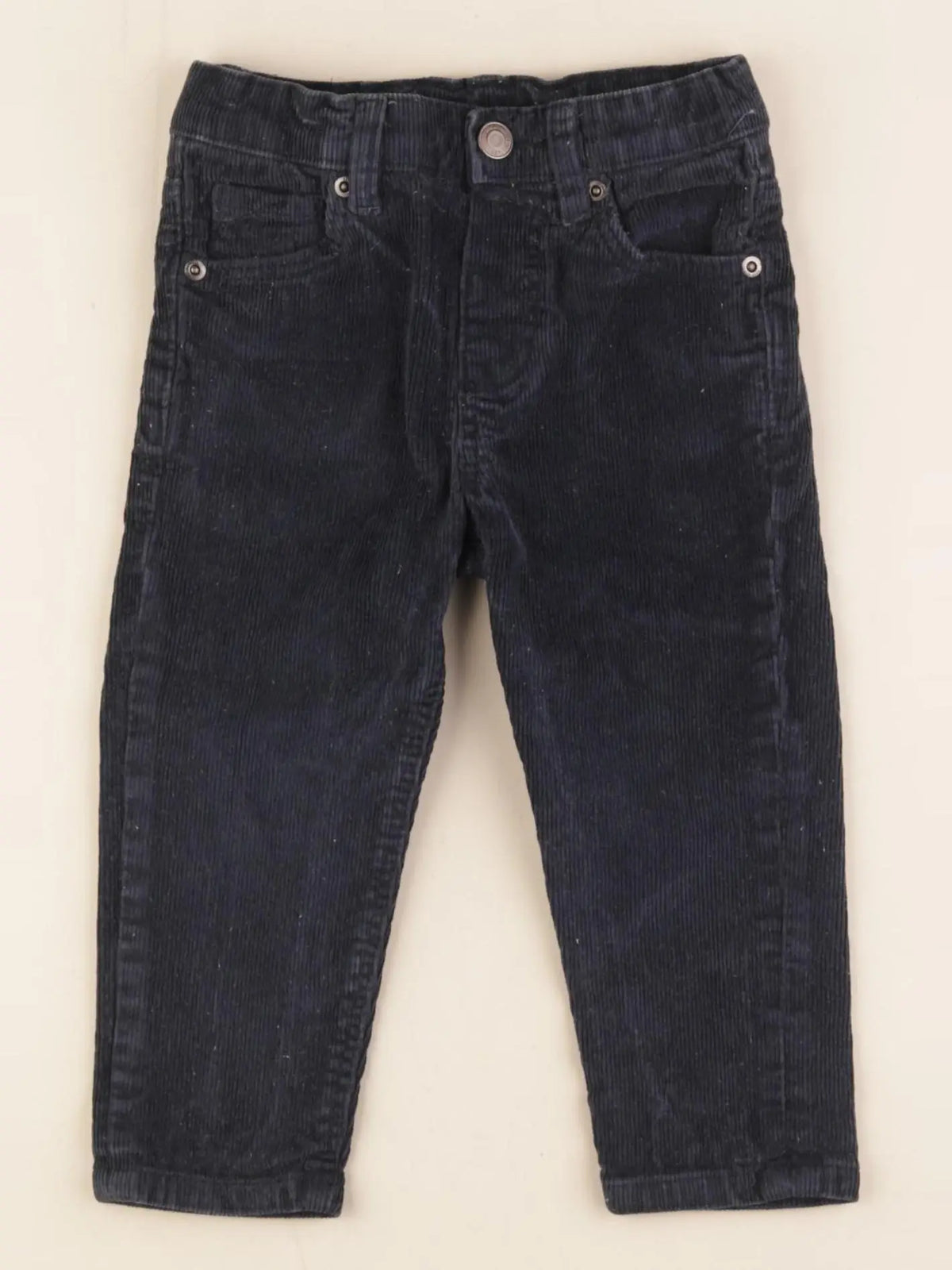 Zara - pantalon bleu - 12/18 mois