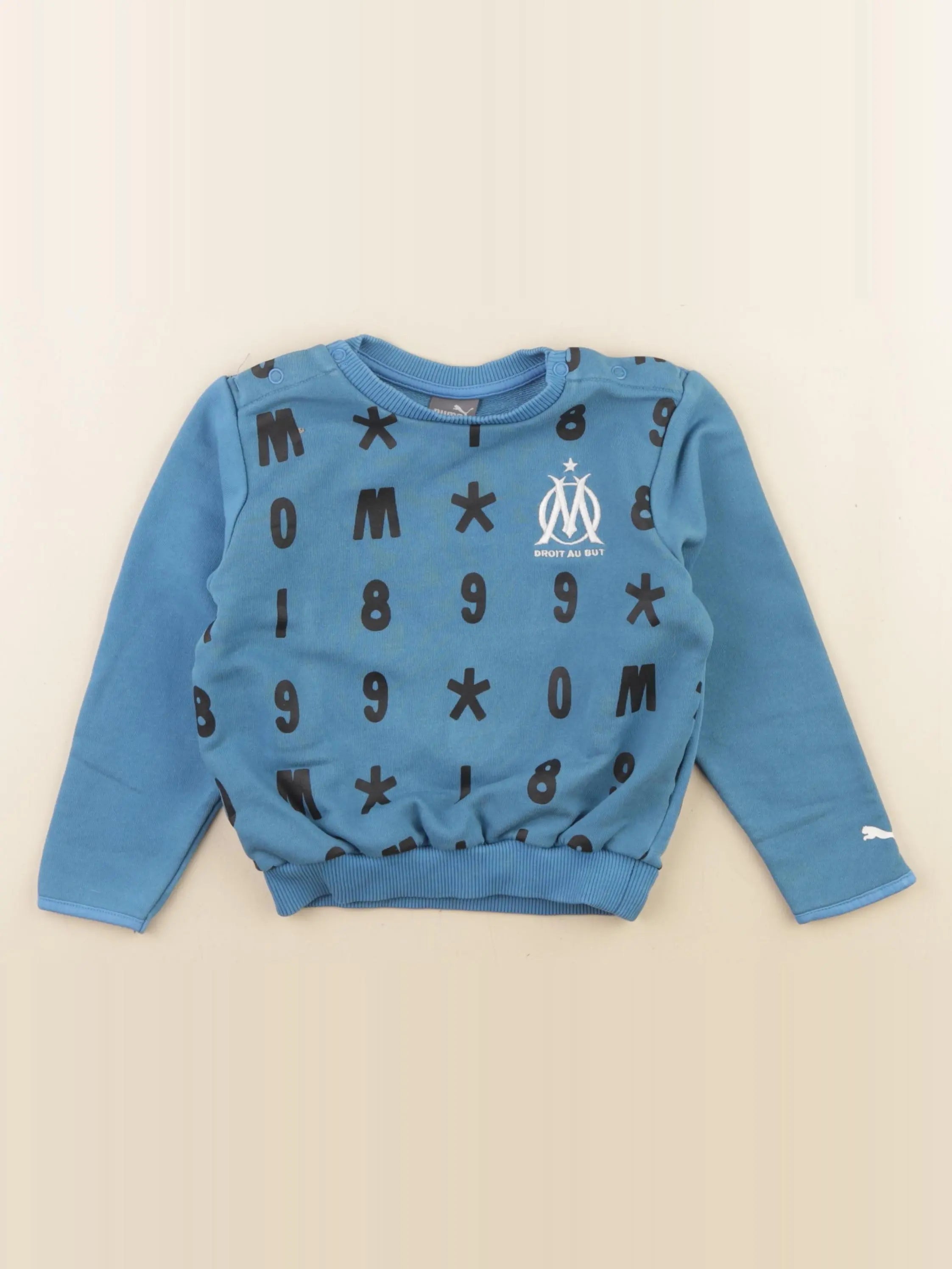 Puma - sweat bleu - 12/18 mois