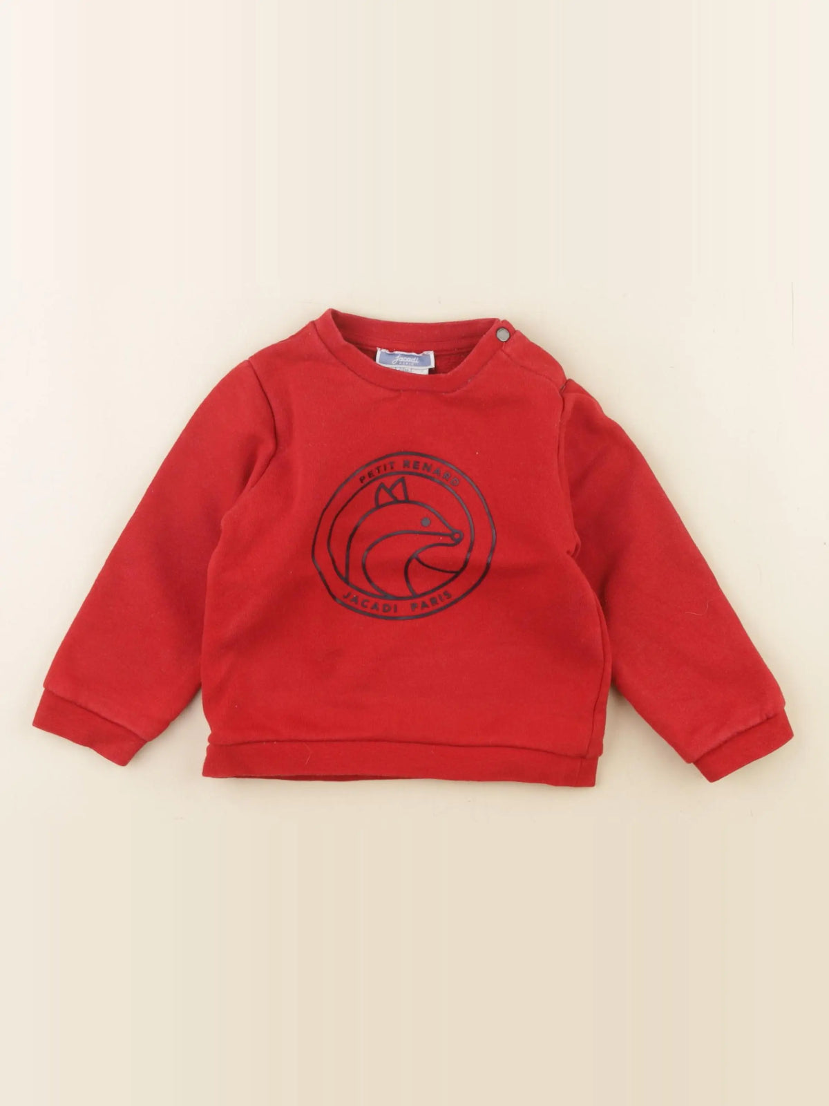 Jacadi - sweat rouge - 24 mois