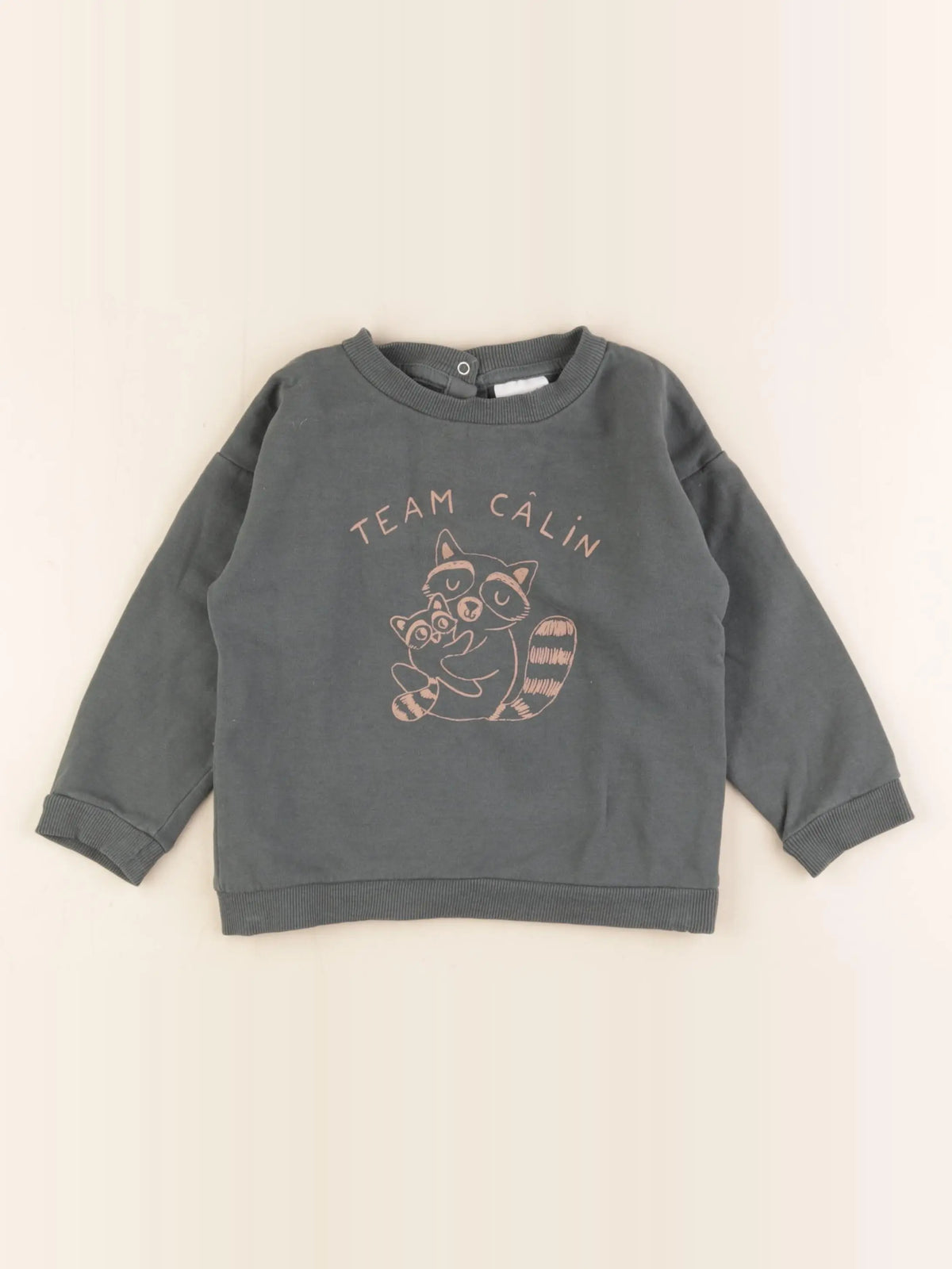 Vertbaudet - sweat vert - 36 mois