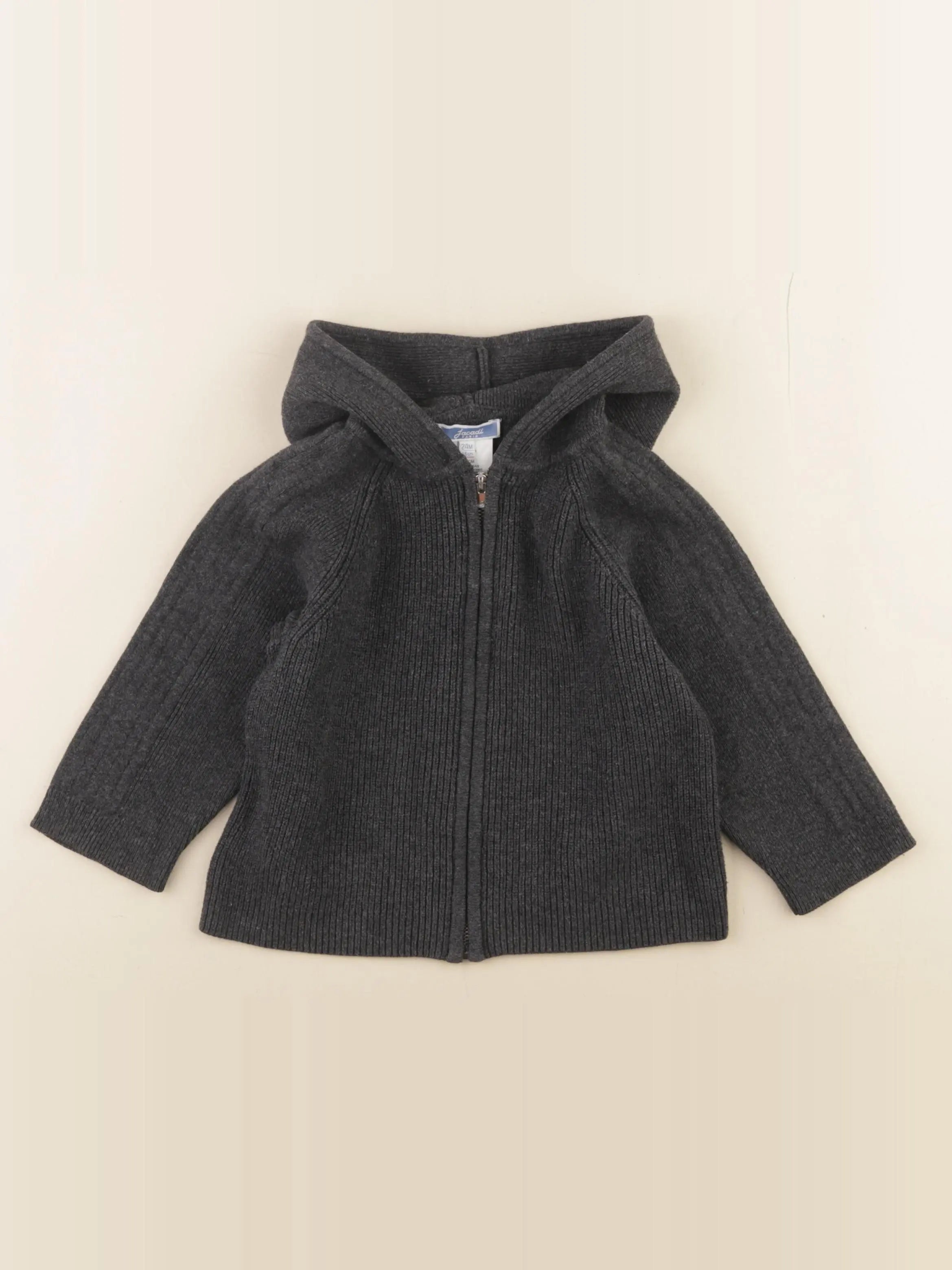 Jacadi - gilet gris - 24 mois