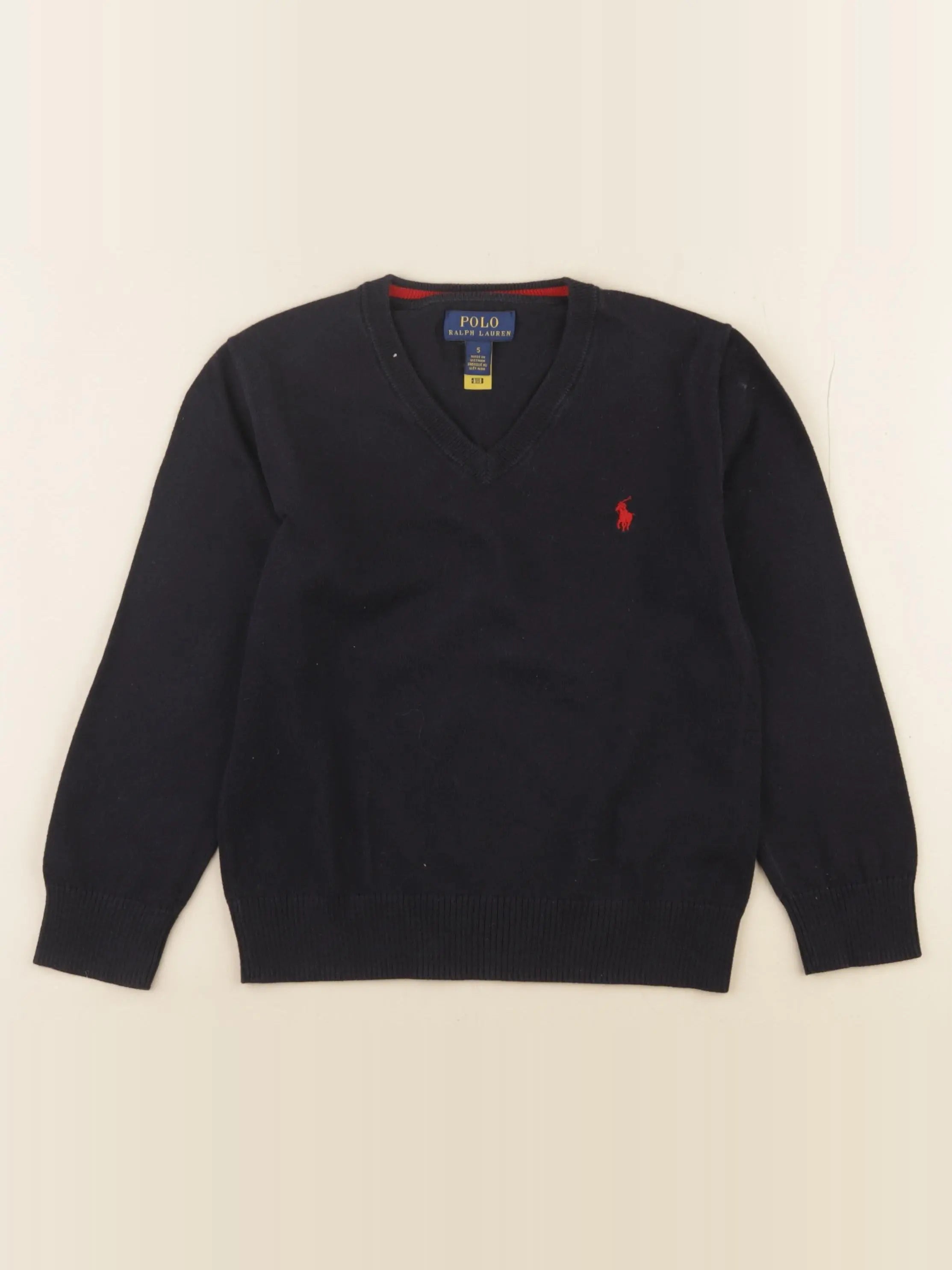 Ralph Lauren - pull bleu - 5 ans
