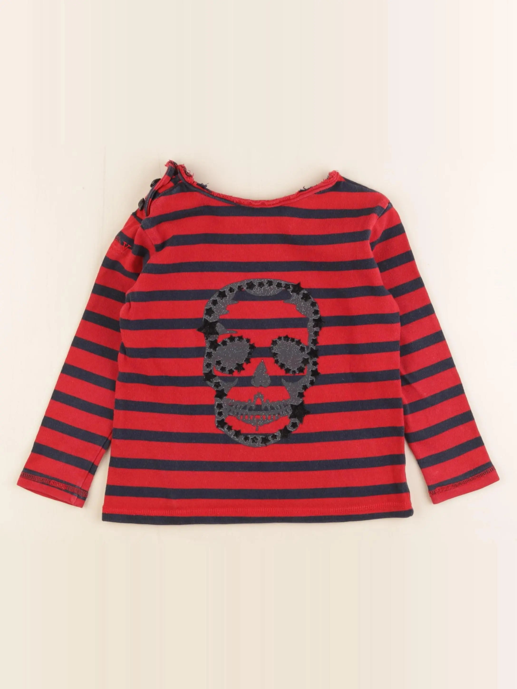 Zadig & Voltaire - pull rouge - 4 ans