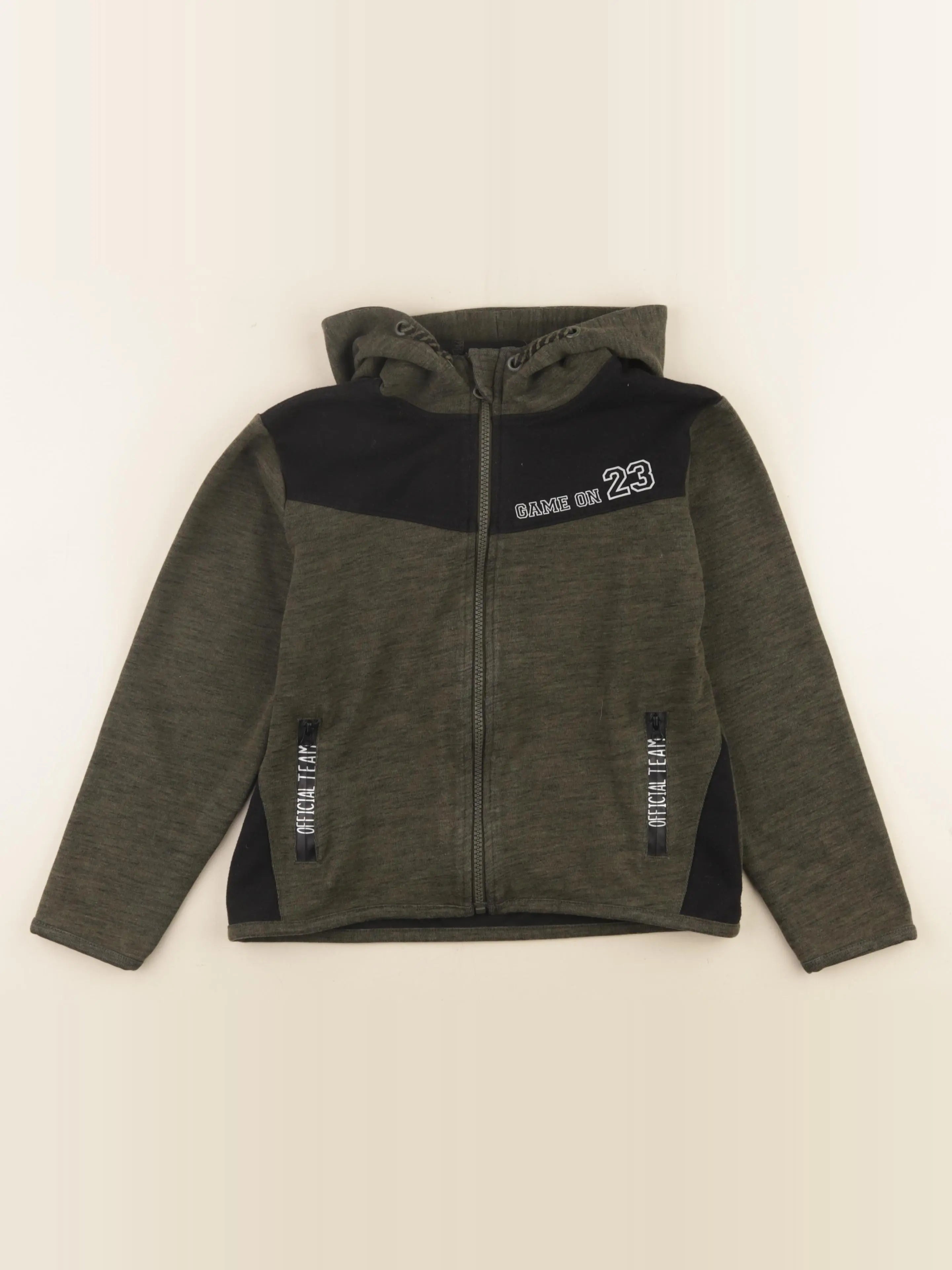 Vertbaudet - sweat vert - 10 ans