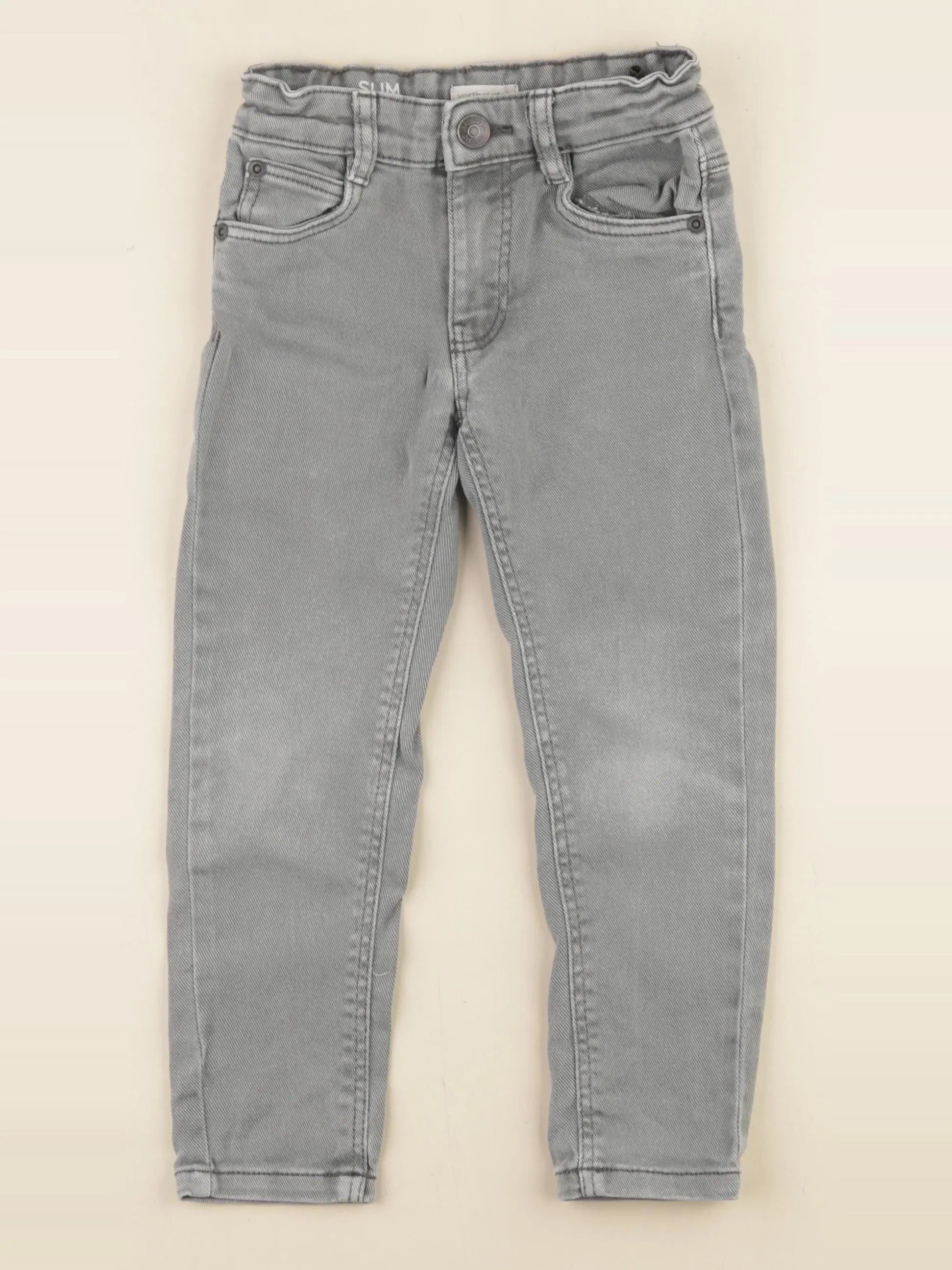 Vertbaudet - jean gris - 4 ans