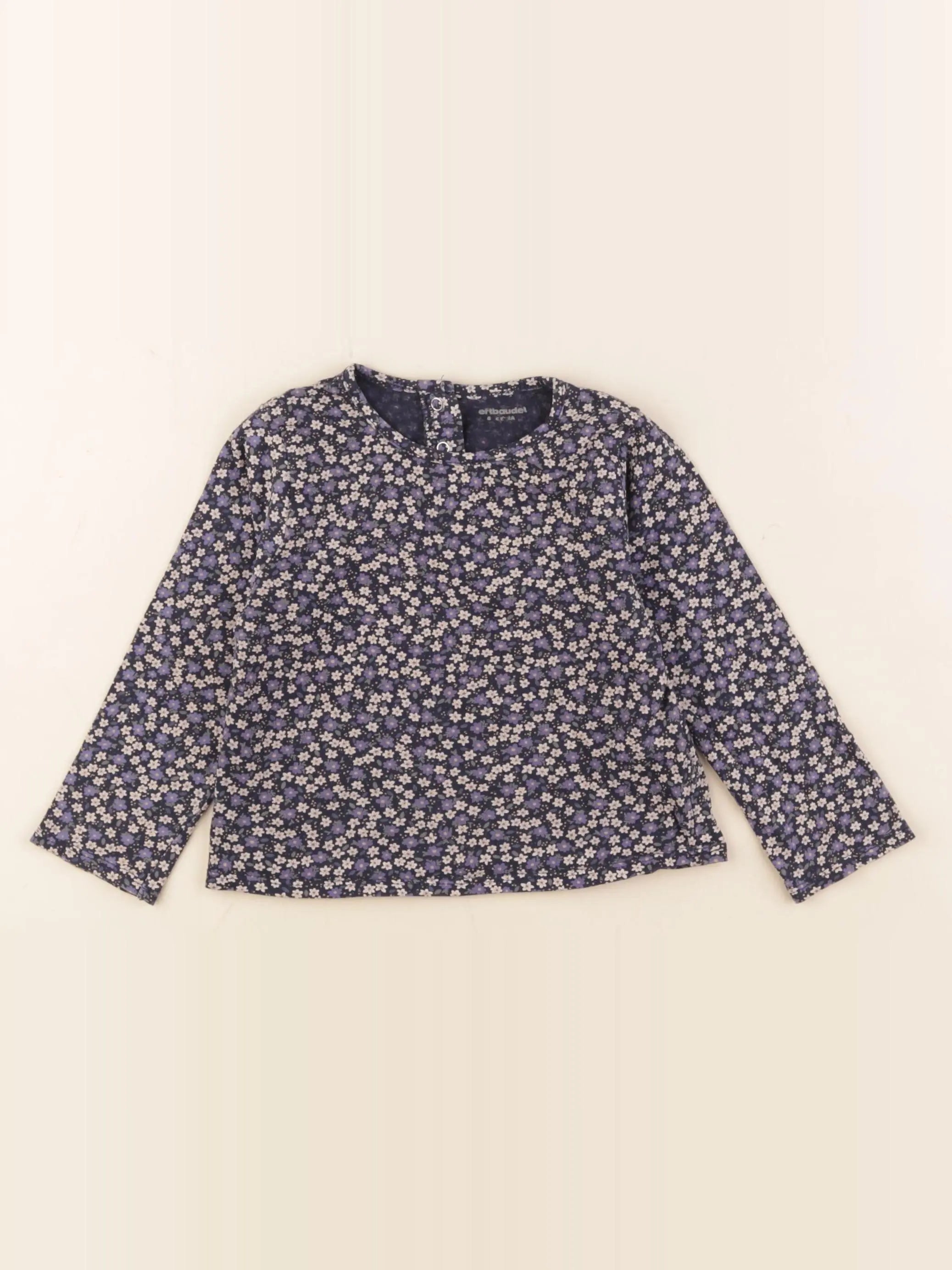 Vertbaudet - tee-shirt bleu - 2 ans
