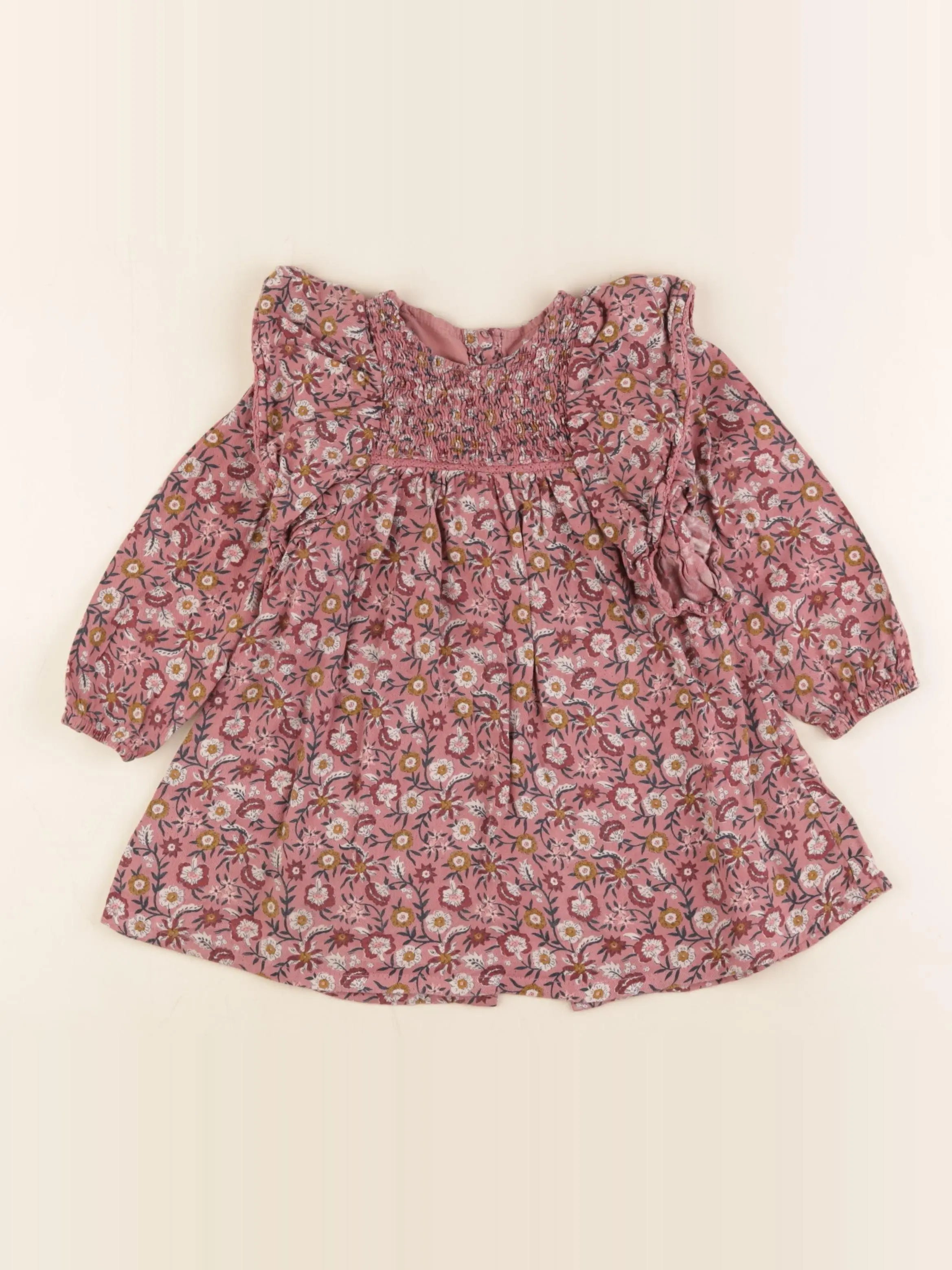 Vertbaudet - robe rose - 24 mois