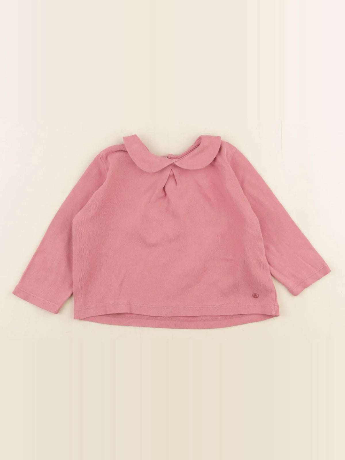 Petit Bateau - tee-shirt rose - 12 mois