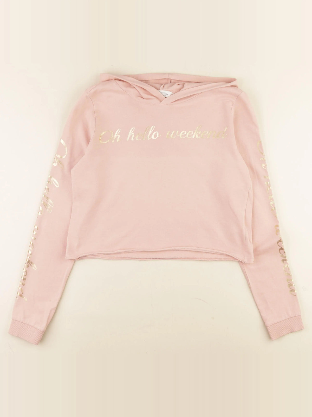 H&M - sweat rose - 14 ans