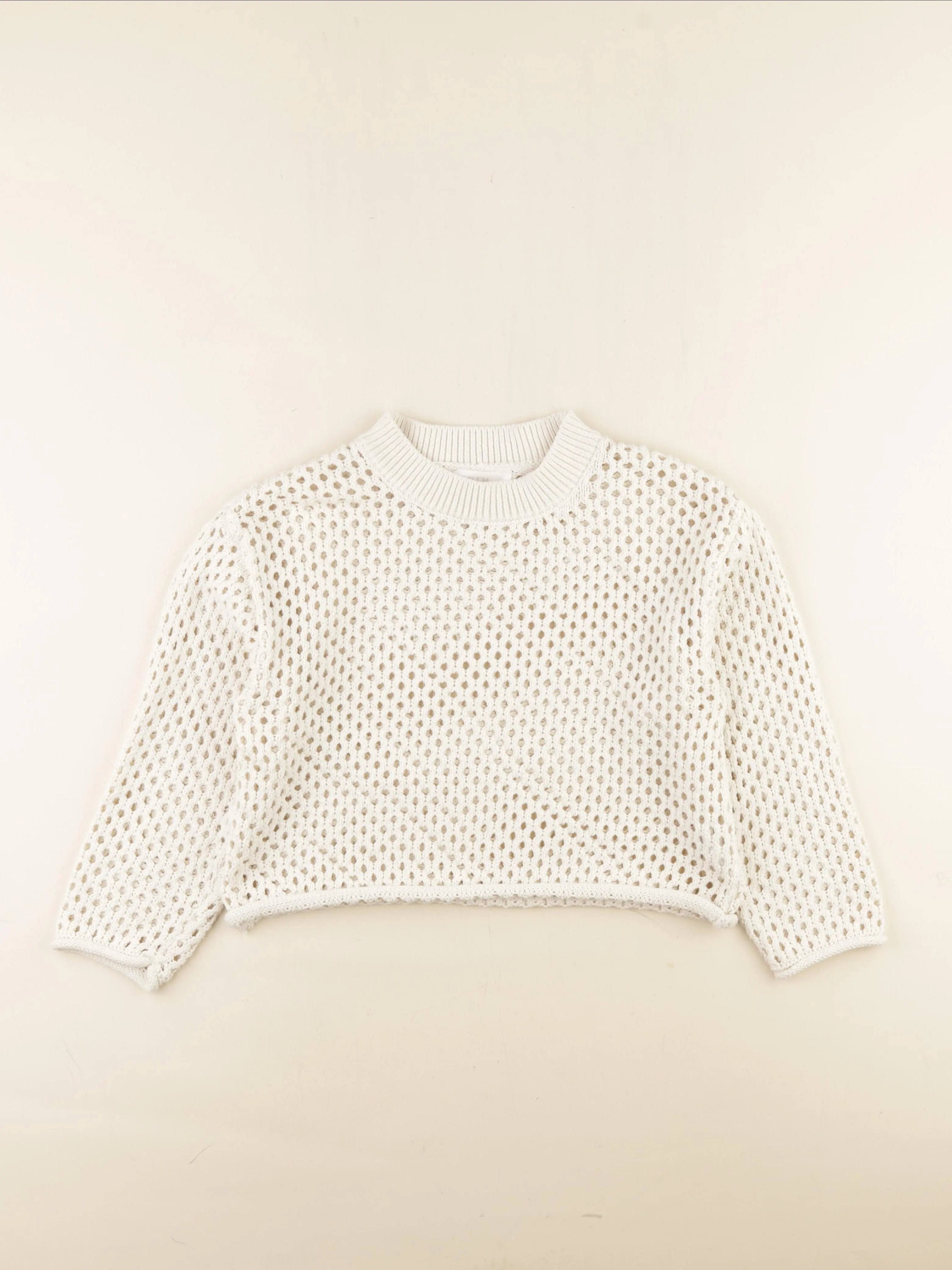 Zara - pull beige - 9/10 ans