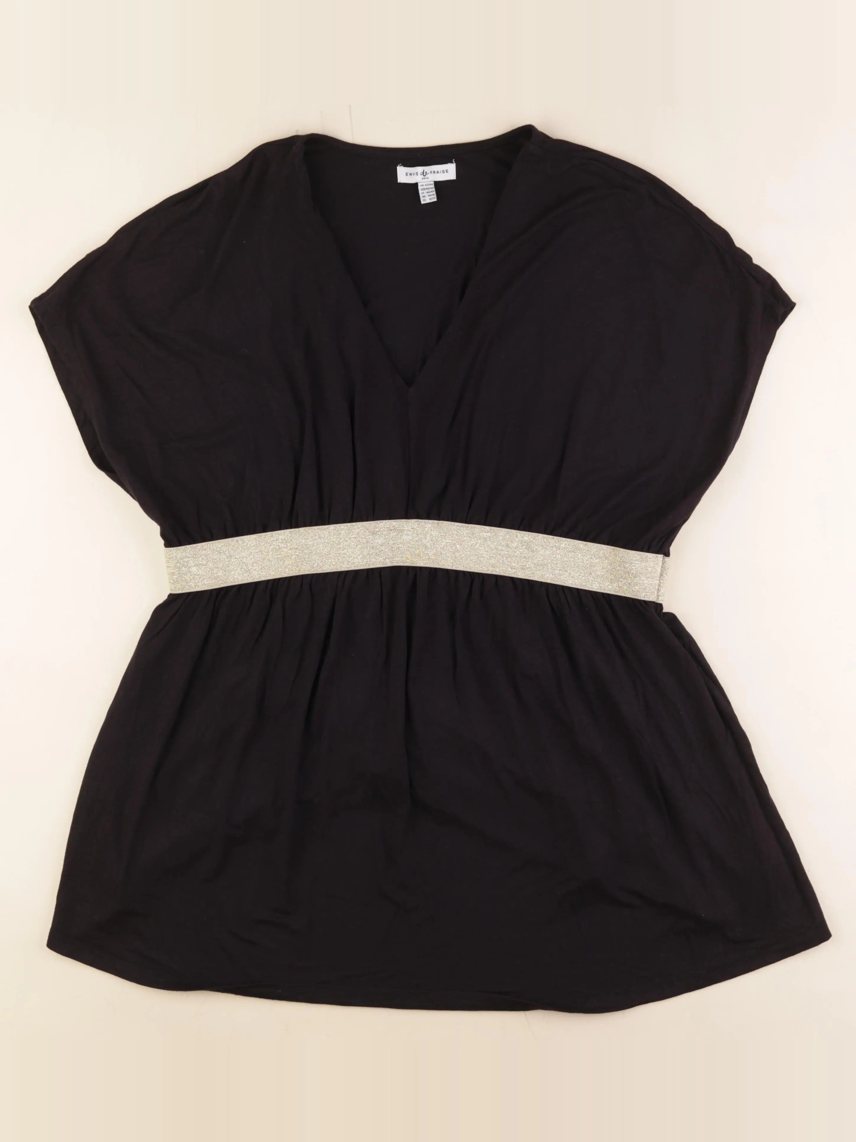 Envie de fraise - tee-shirt grossesse noir - 42 à 44