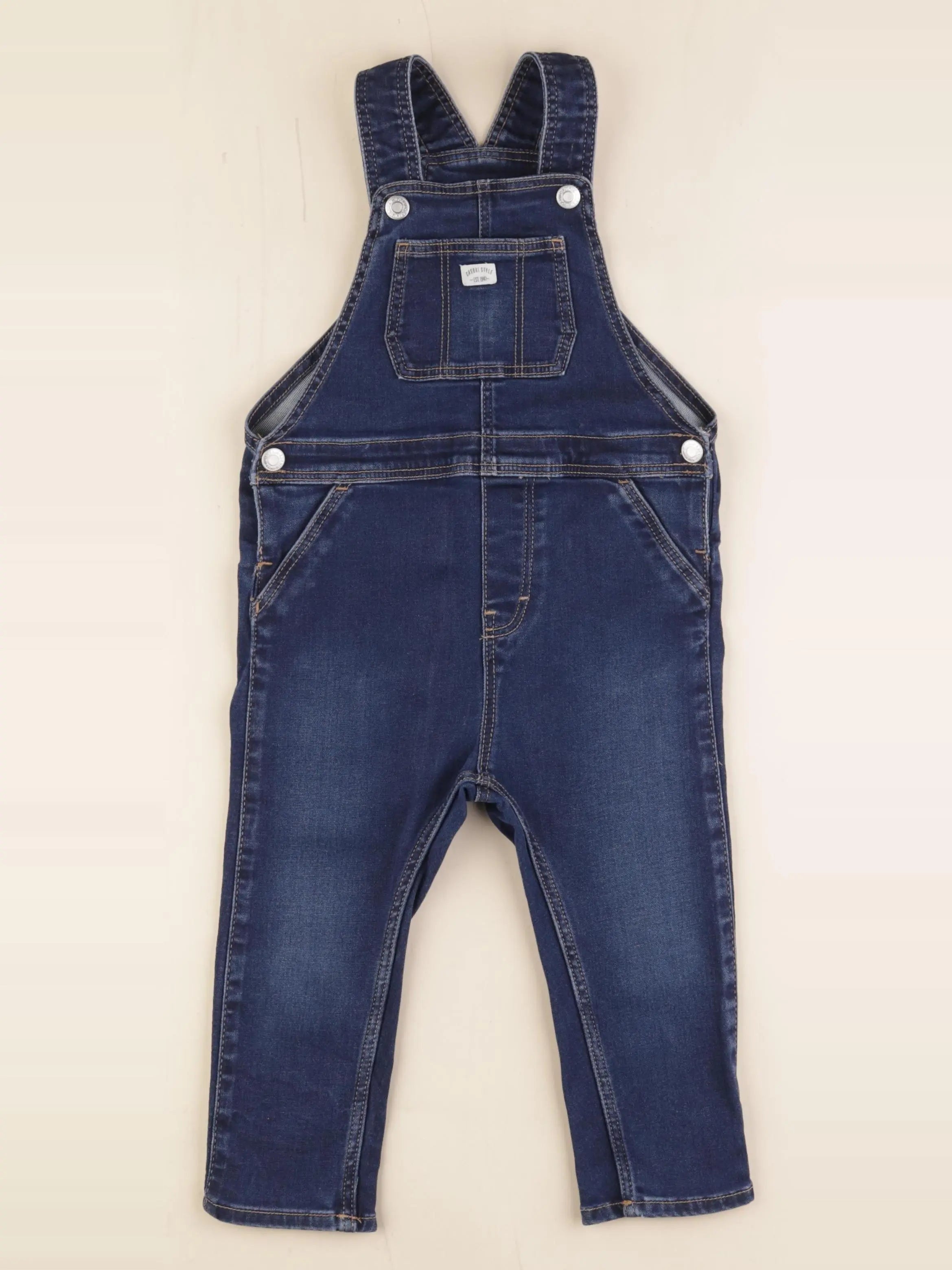 H&M - salopette bleu - 18/24 mois
