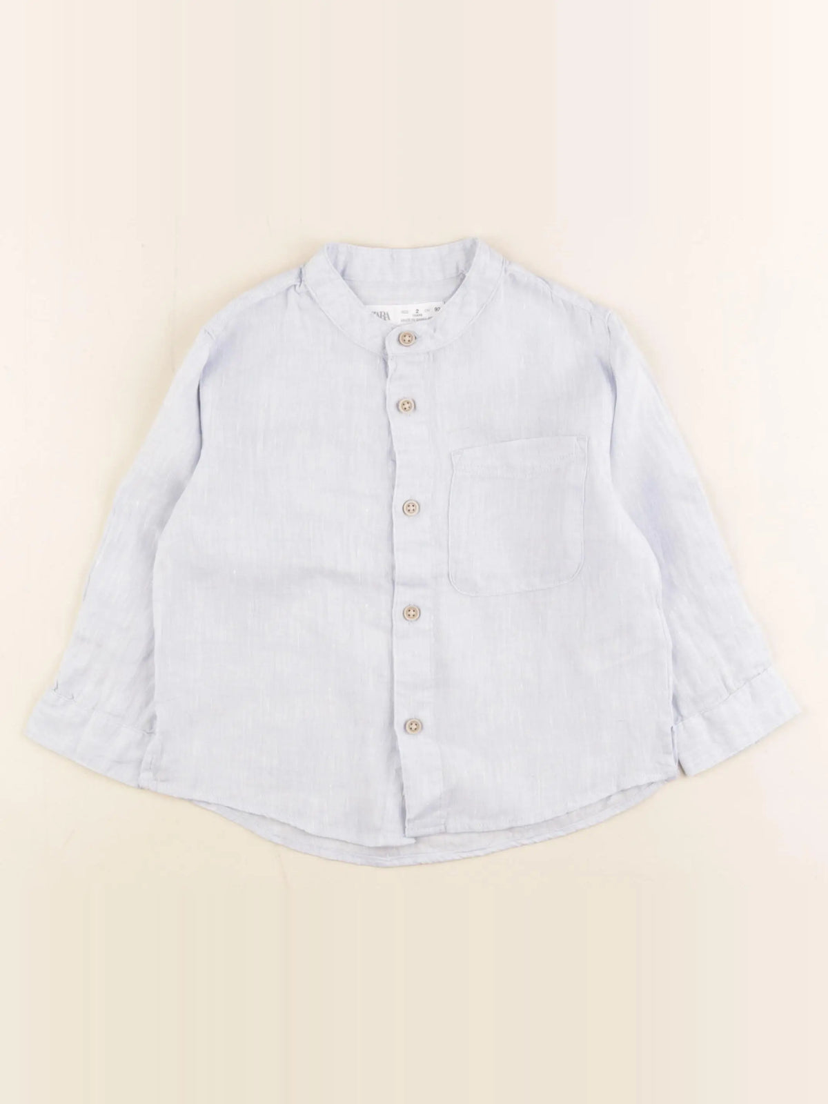 Zara - chemise bleu - 24 mois