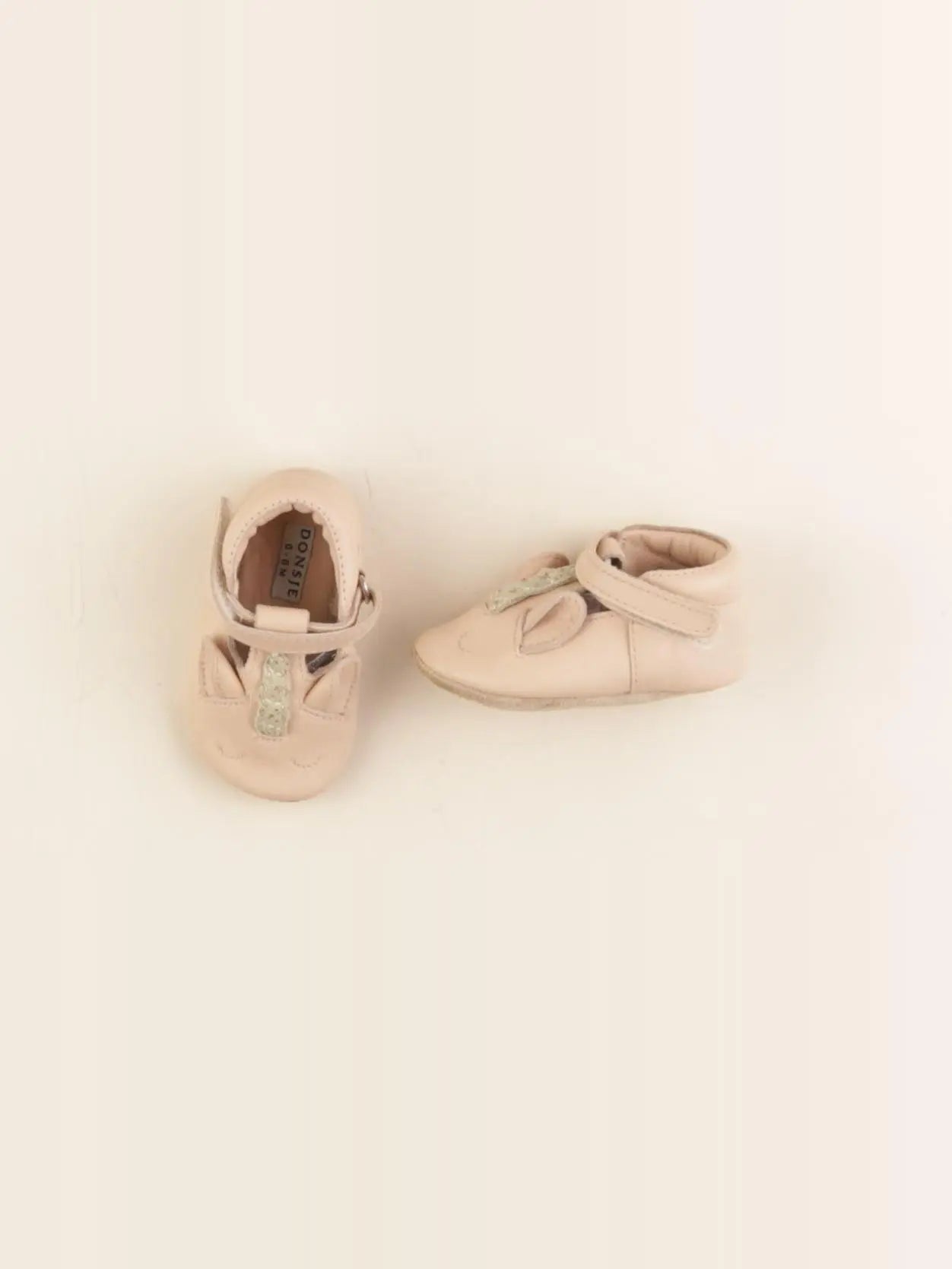 Donsje - chaussons or, rose - pointure 16/17