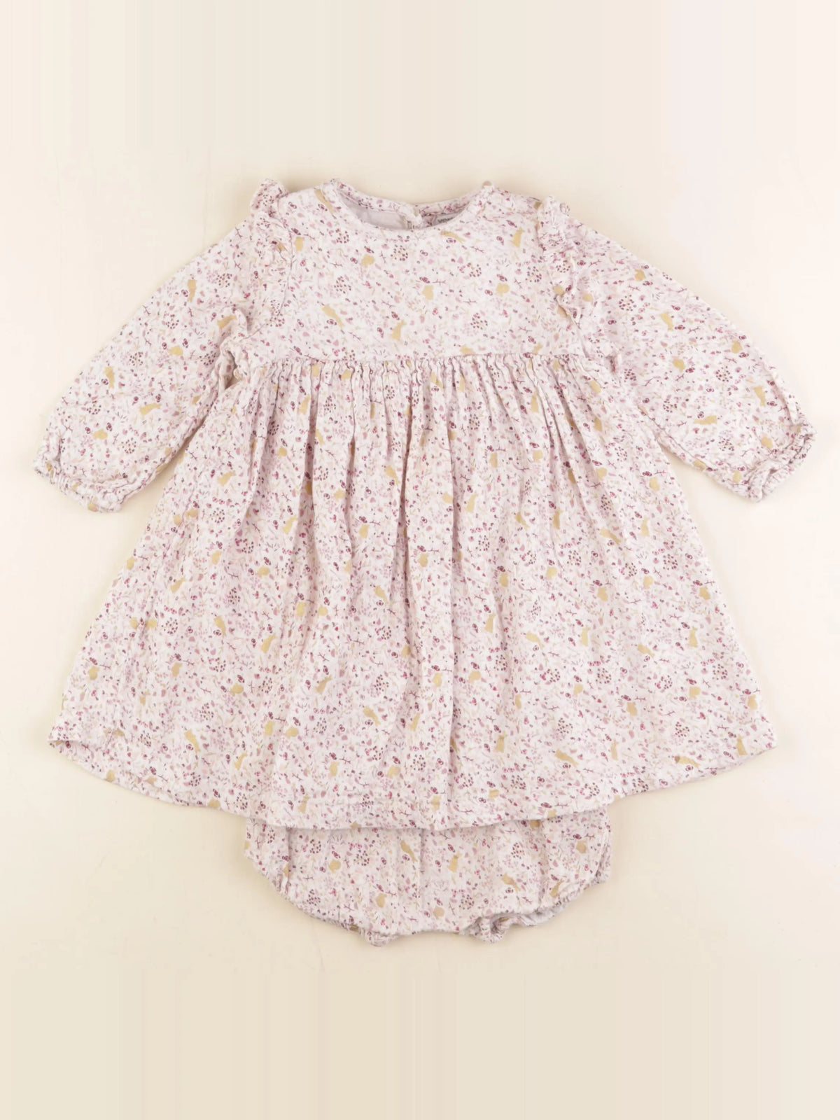 Vertbaudet - robe rose - 18 mois