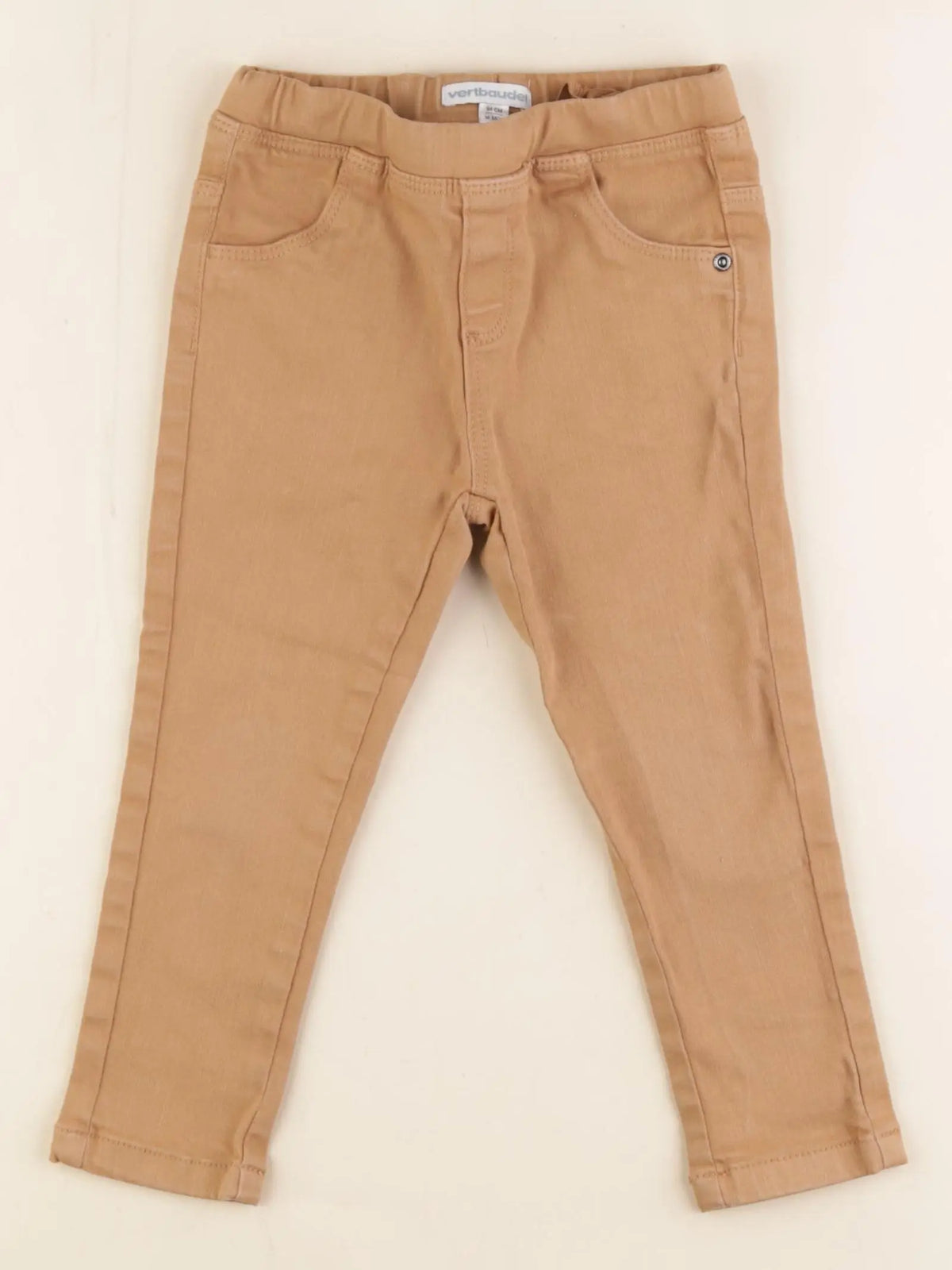 Vertbaudet - jean marron - 3 ans