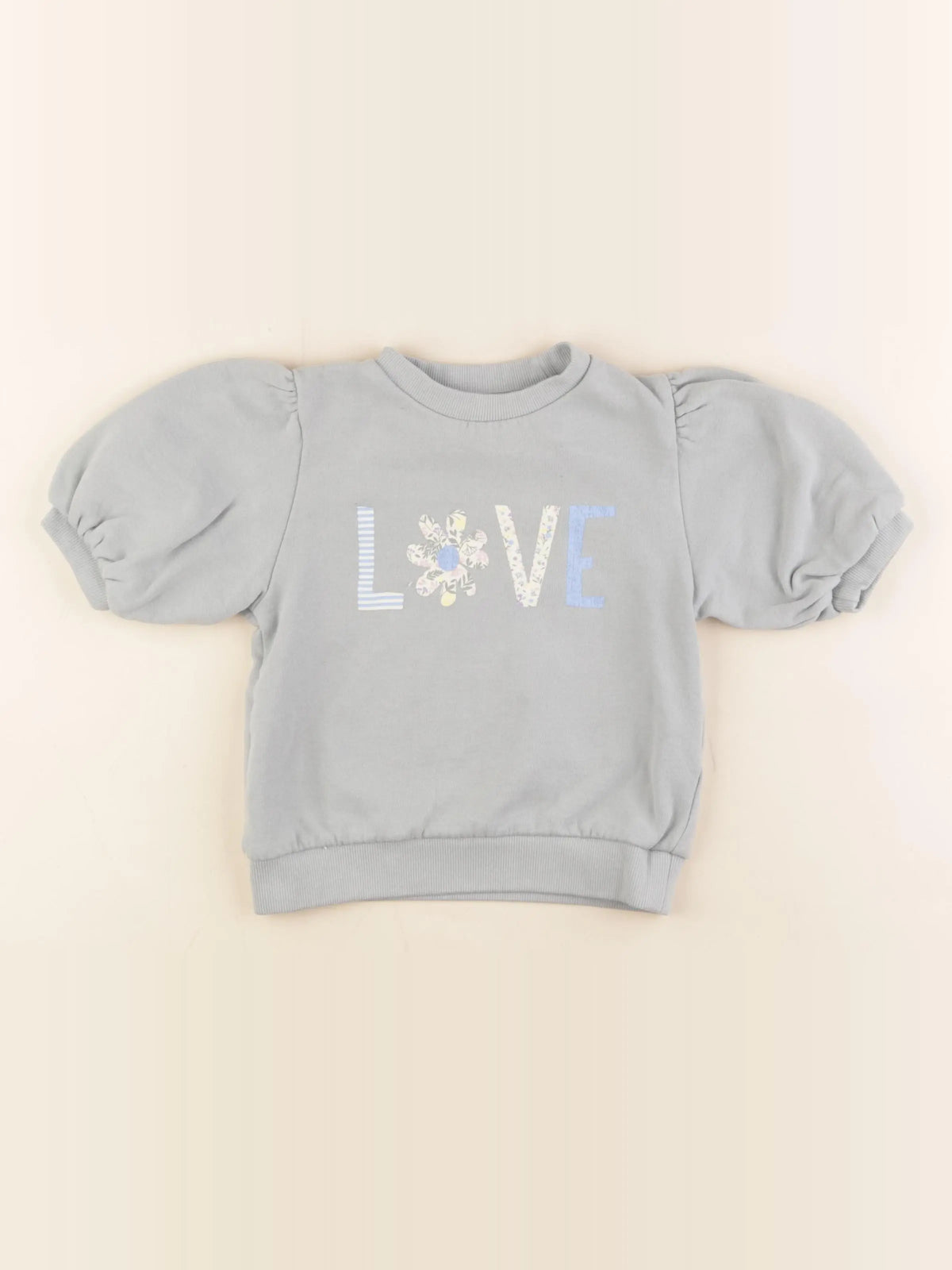 Vertbaudet - sweat bleu - 5 ans