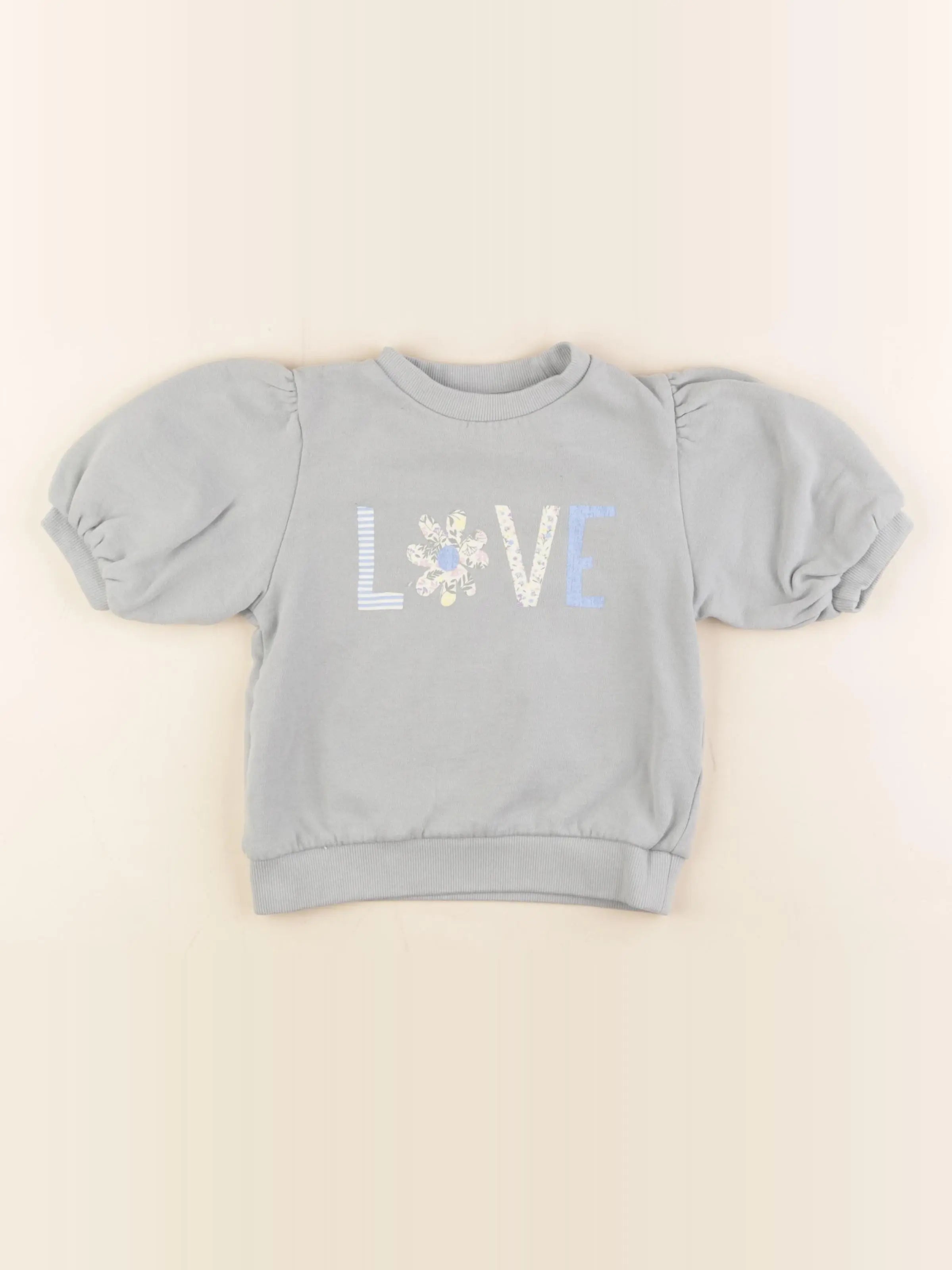 Vertbaudet - sweat bleu - 5 ans