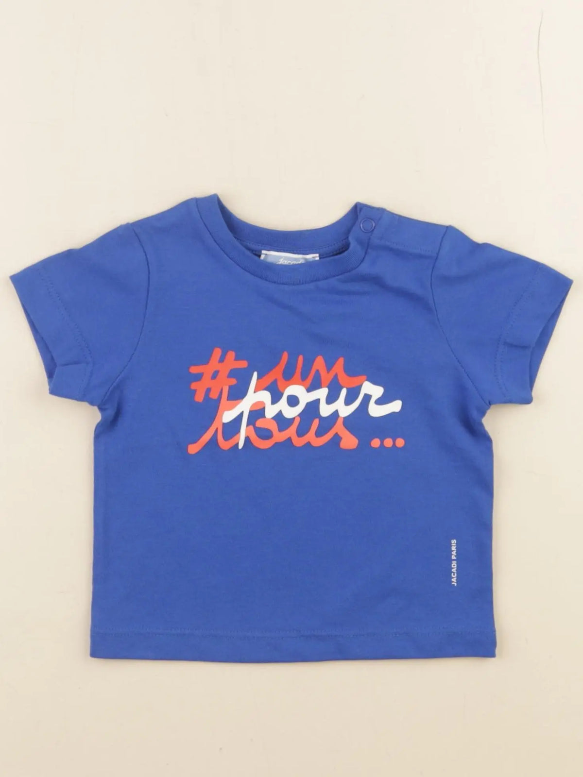 Jacadi - tee-shirt bleu - 6 mois
