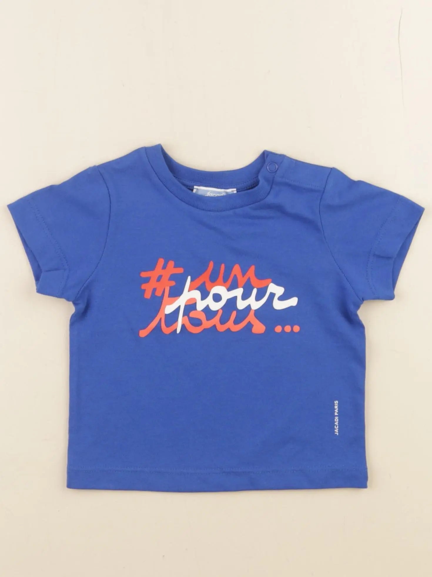 Jacadi - tee-shirt bleu - 6 mois