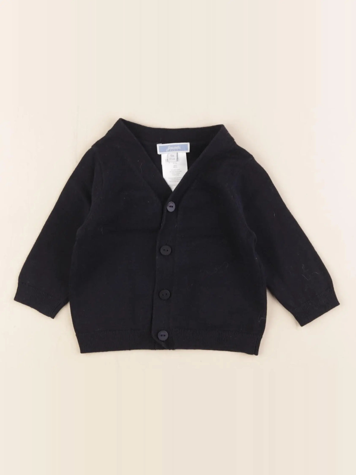 Jacadi - gilet bleu - 6 mois
